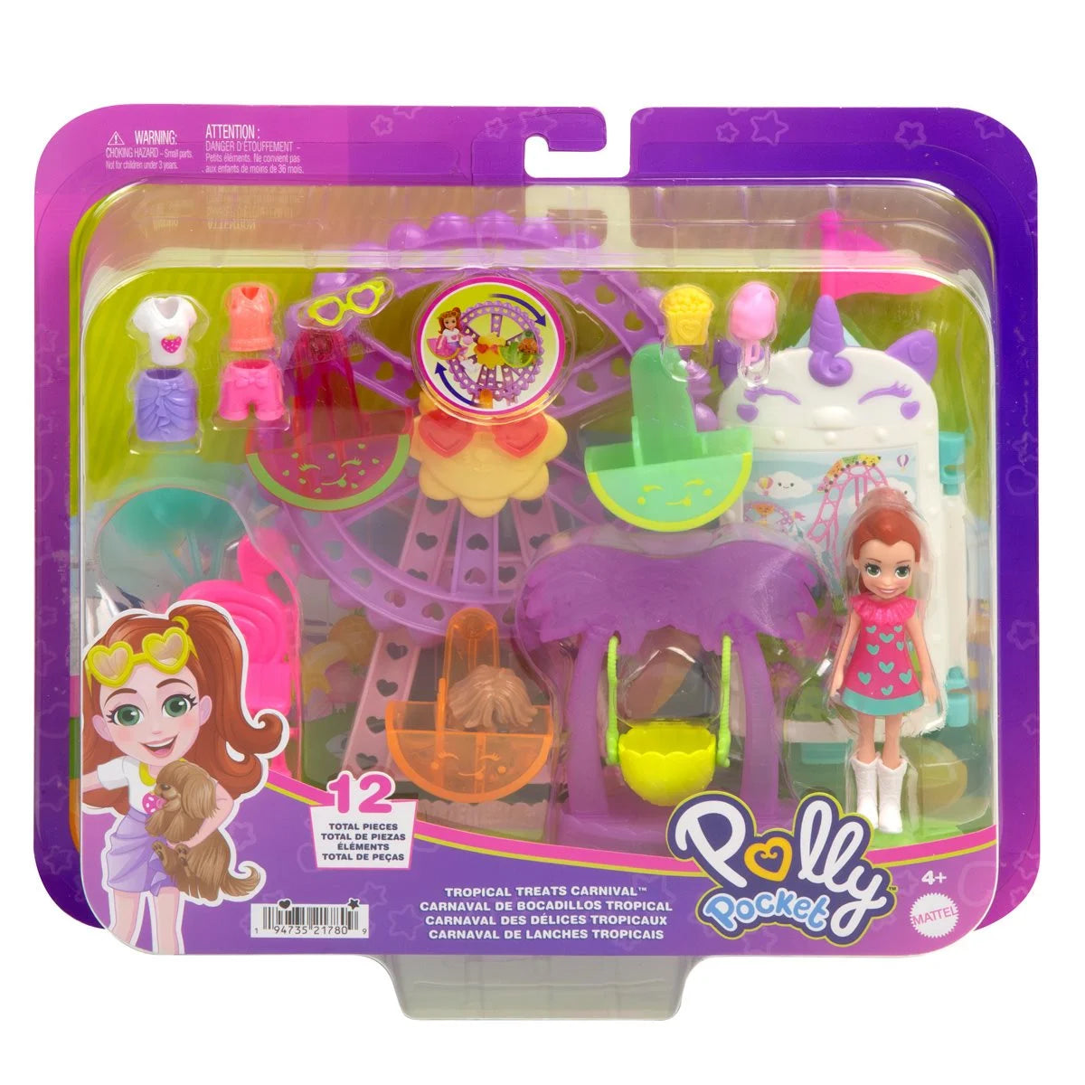 Polly Pocket Tropical Treats Carnival Playset
