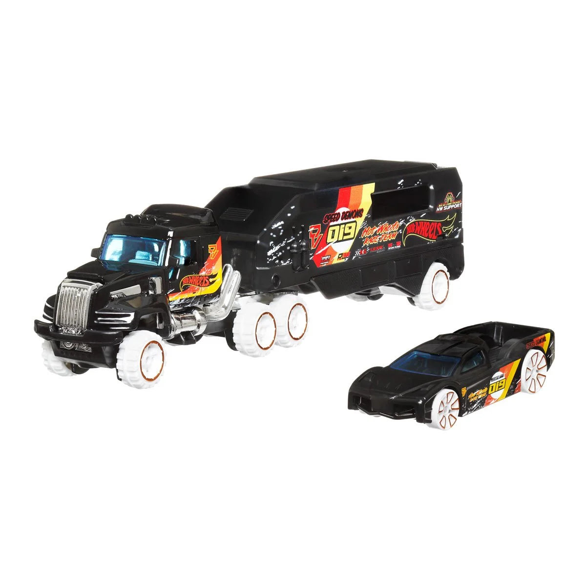 Hot Wheels Super Hauling Rig and Car 2025 Mix 2 Case of 6