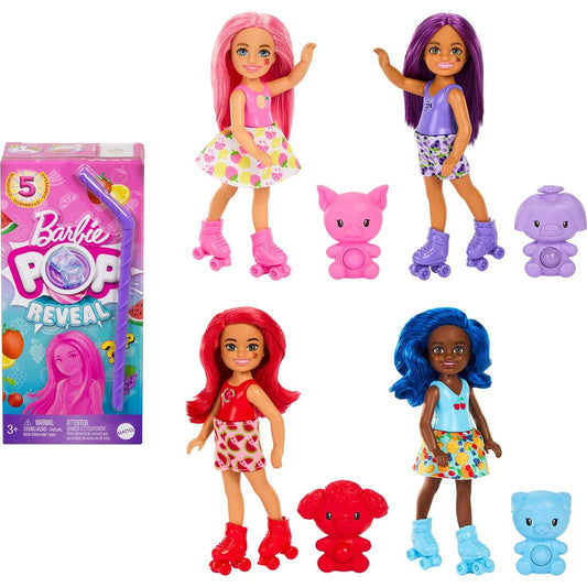 Barbie Pop Reveal Chelsea Doll Case of 4