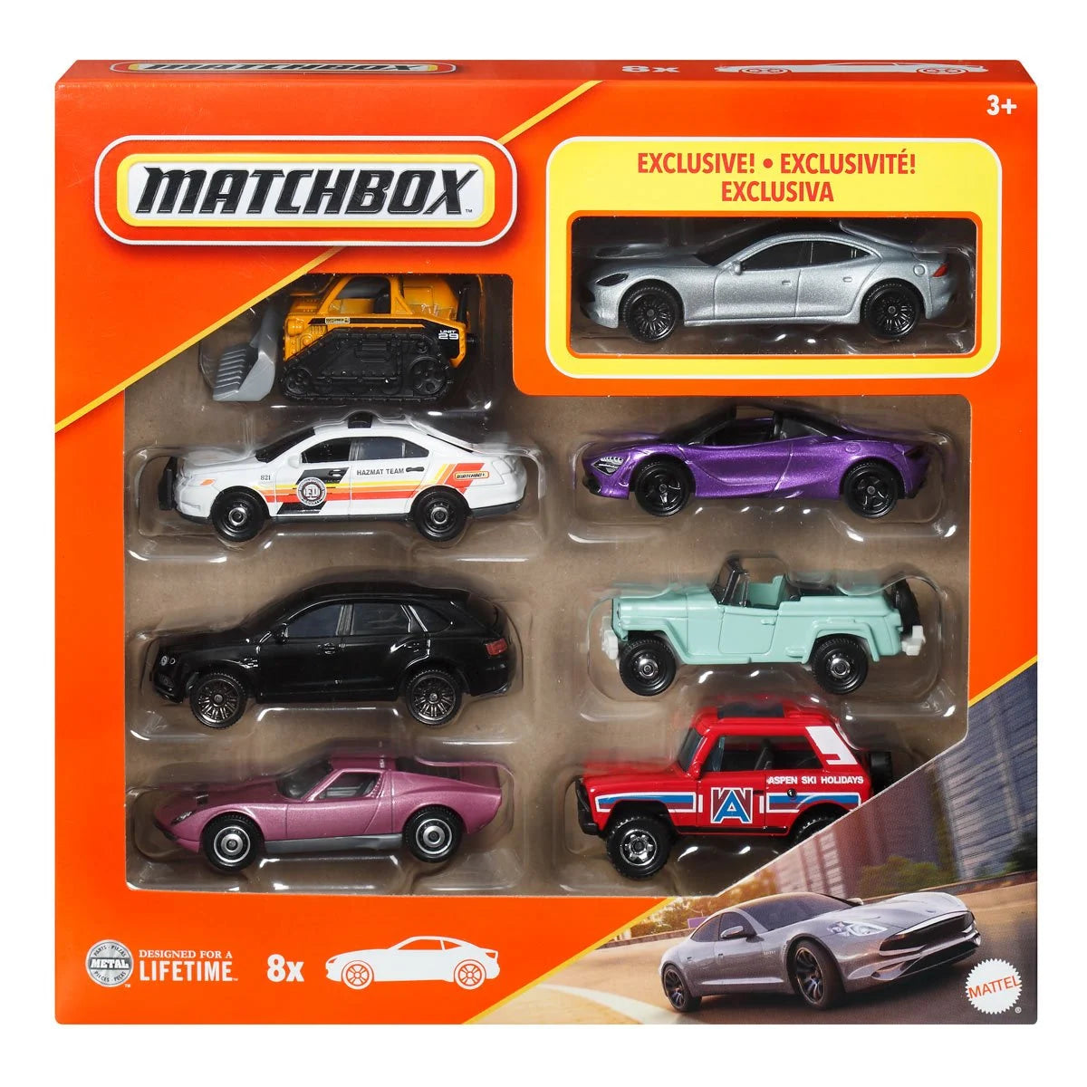 Matchbox 1:64 Scale 2025 Wave 2 Die-Cast Vehicle 8-Pack Case of 6