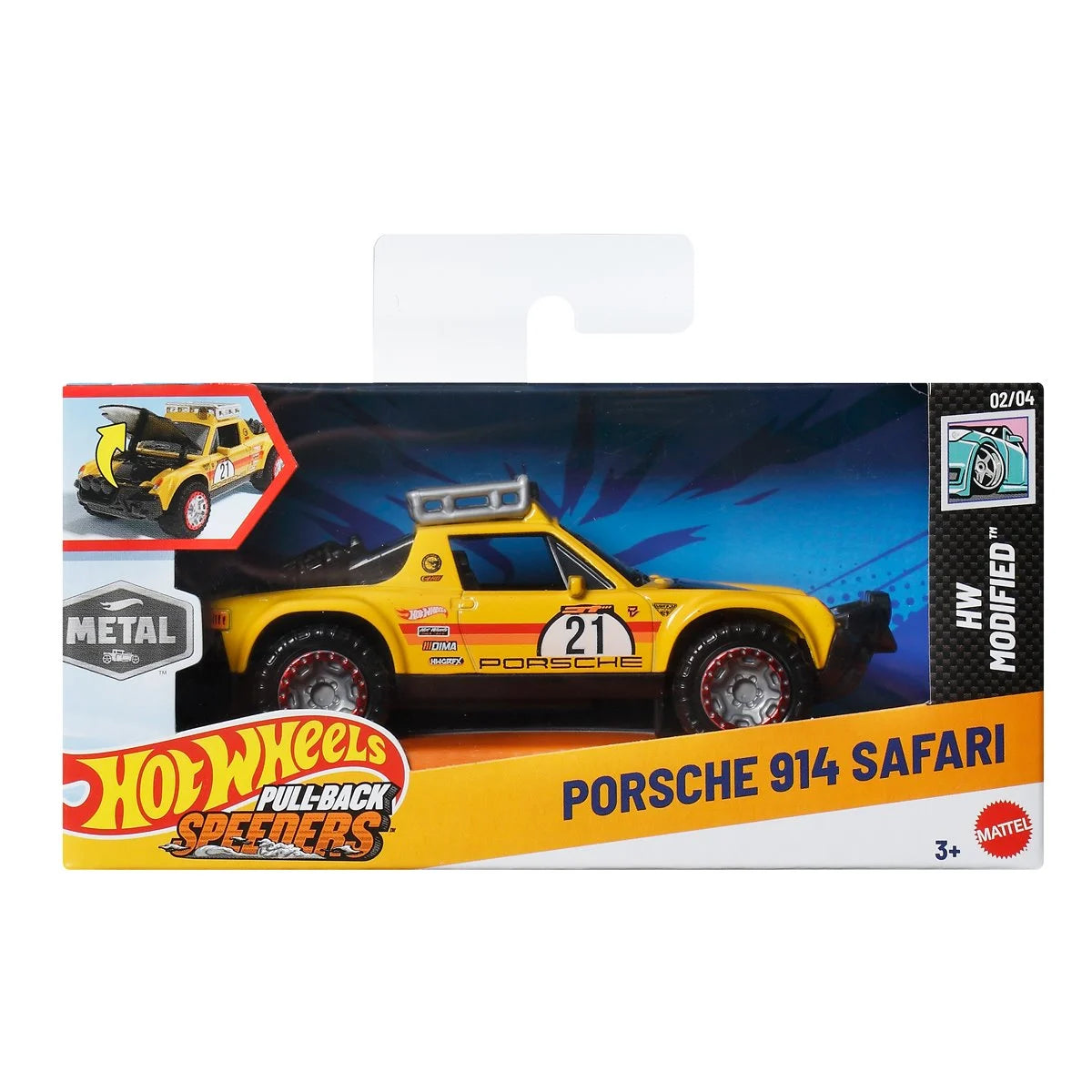 Hot Wheels Pull-Back Speeders 2025 Mix 1 Display Case of 6
