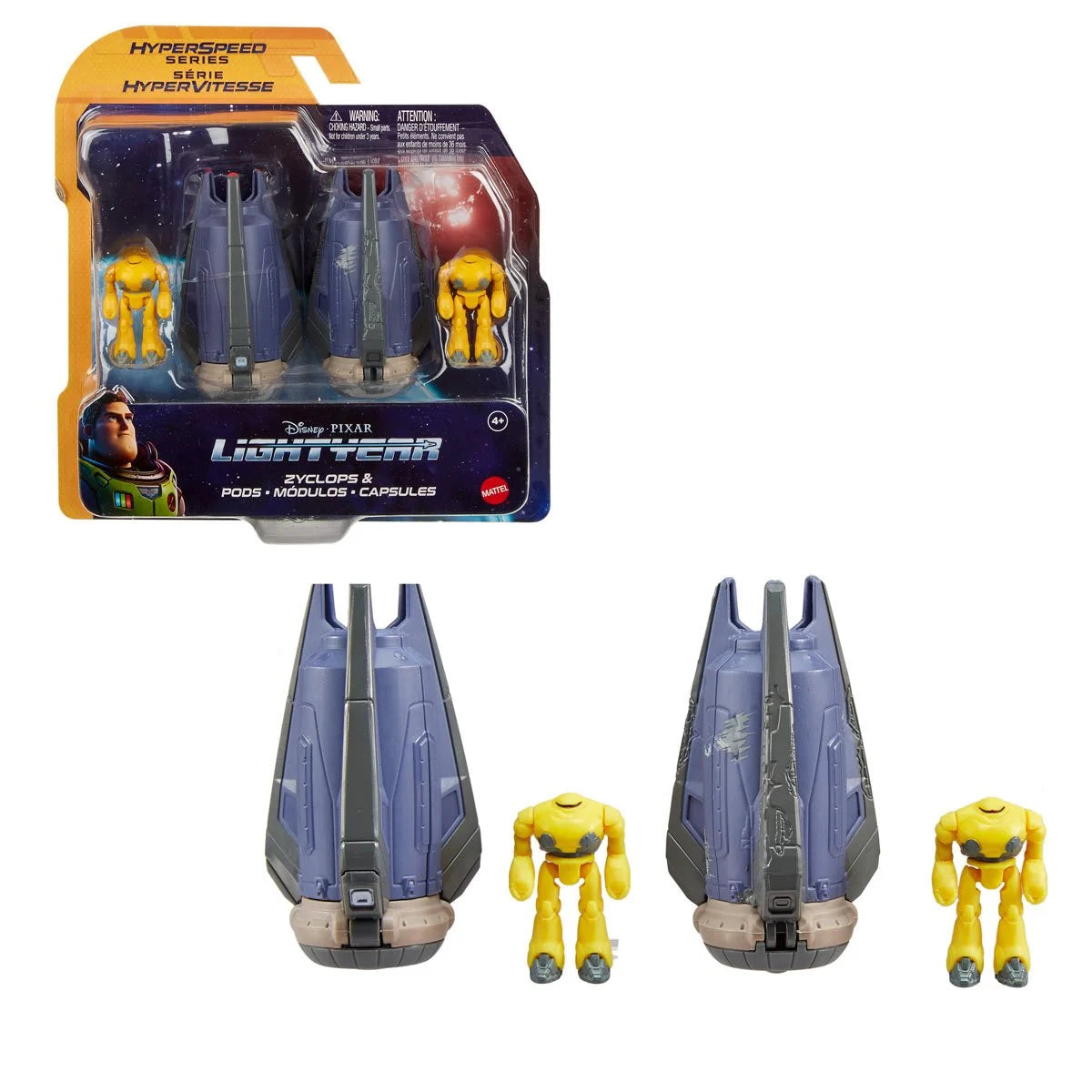 Disney Pixar Lightyear Hyperspeed Series Flight Vehicle Case of 6