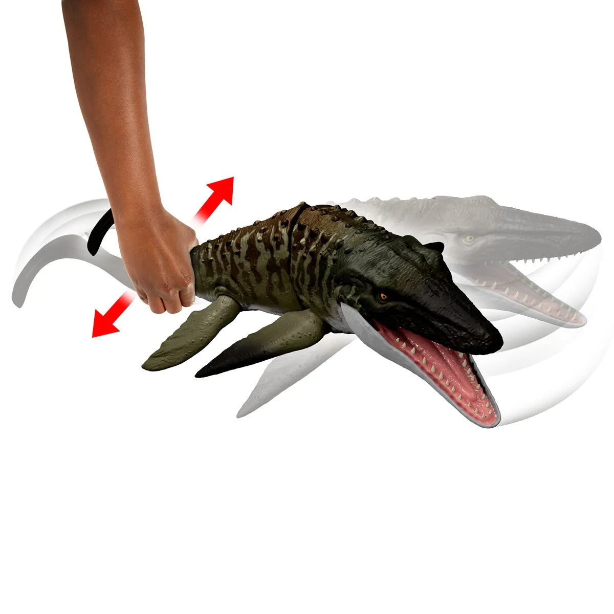 Jurassic World Rebirth Bite n Blast Mosasaurus Action Figure