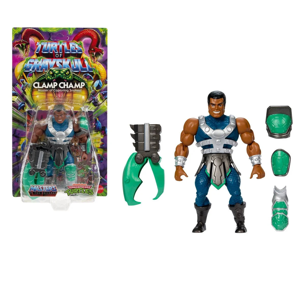 Masters of the Universe Origins Turtles of Grayskull Wave 6 Clamp Champ Action Figure