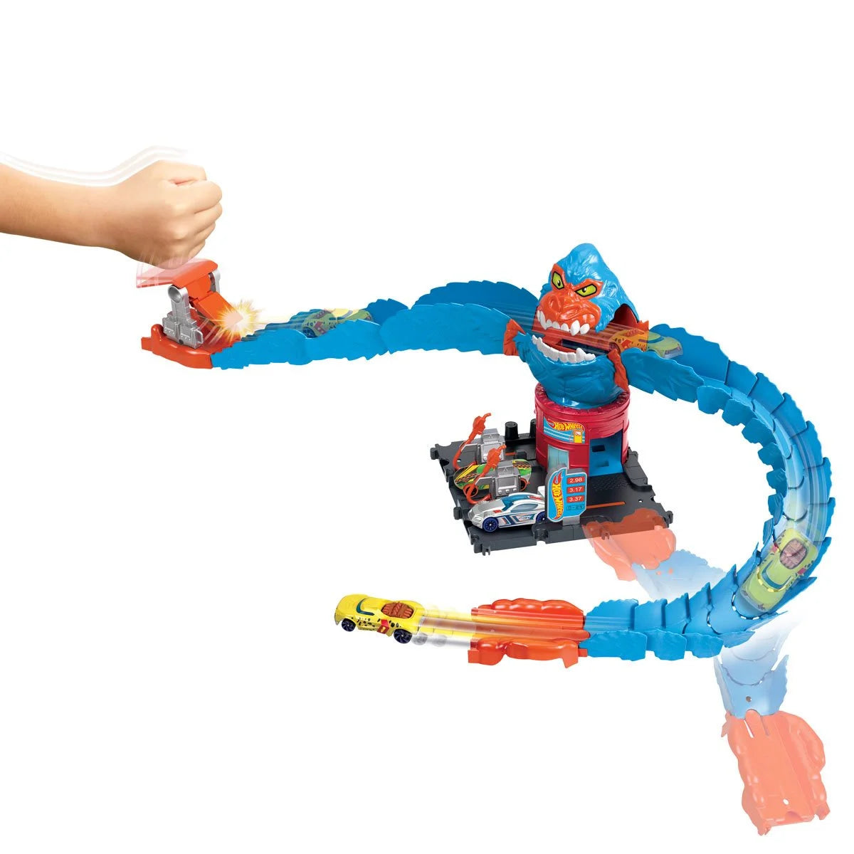 Hot Wheels City Wreck and Ride Gorilla Attack Playset