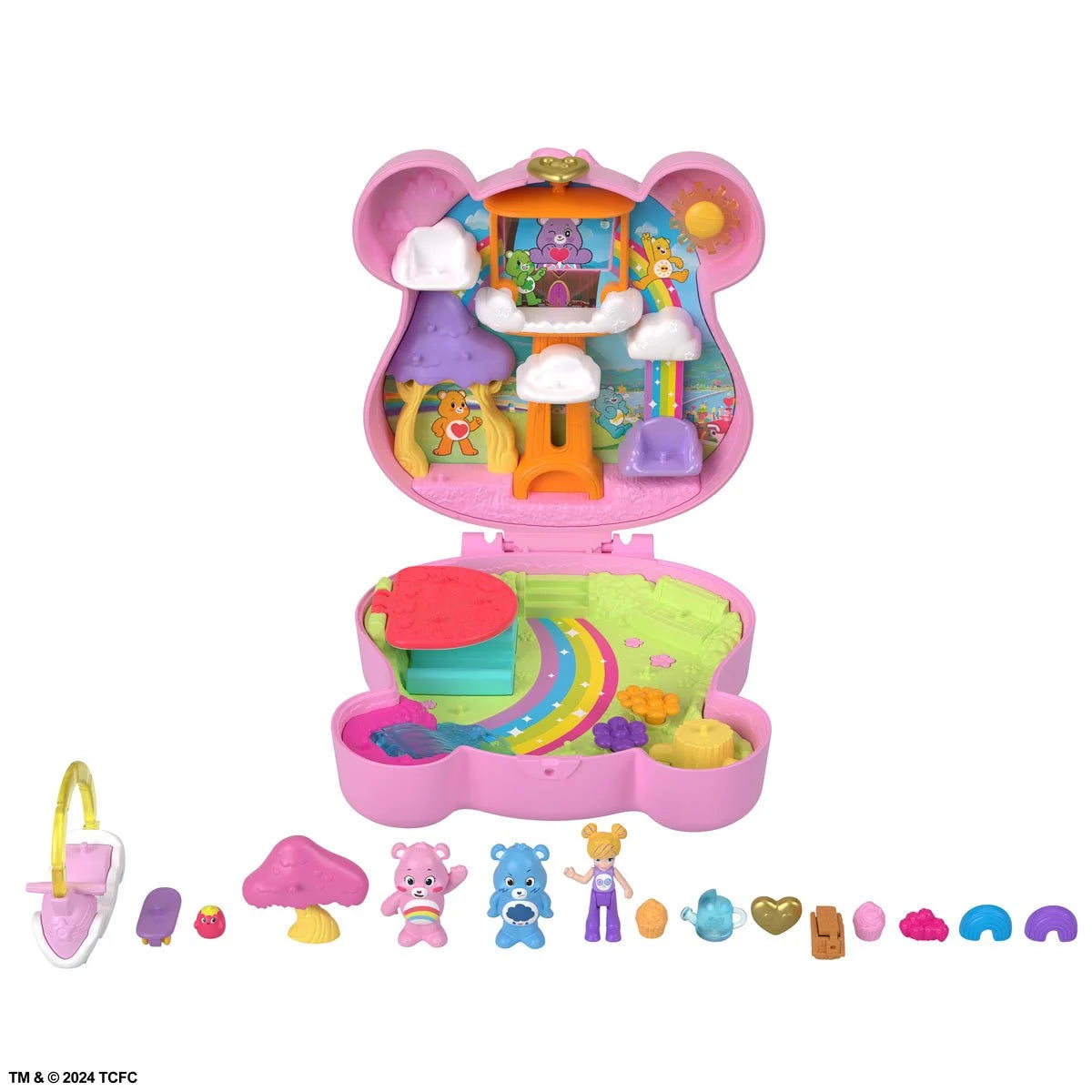 Polly Pocket Care Bears Compact Playset
