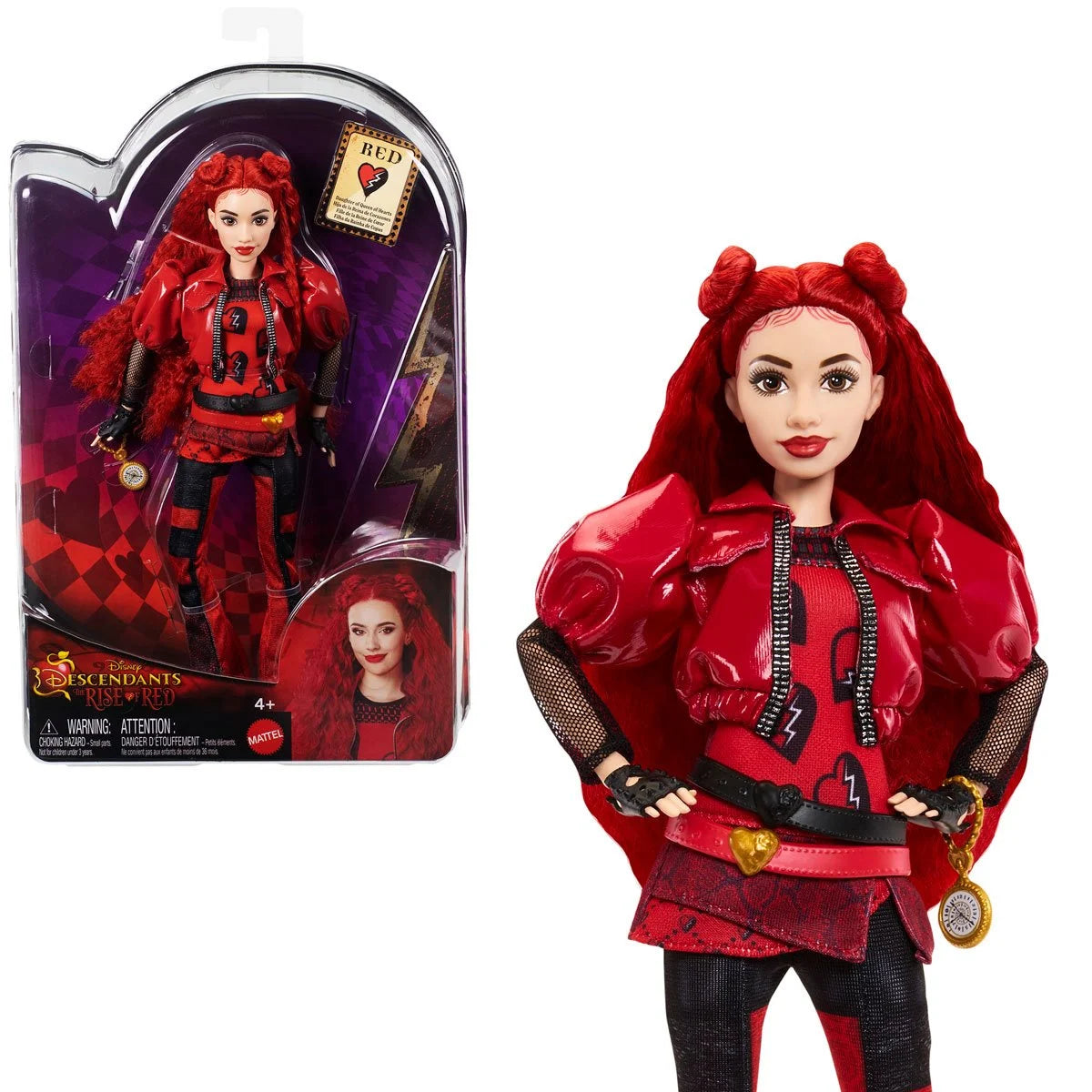 Disney Descendants: The Rise of Red Red Daughter of Queen of Hearts Doll