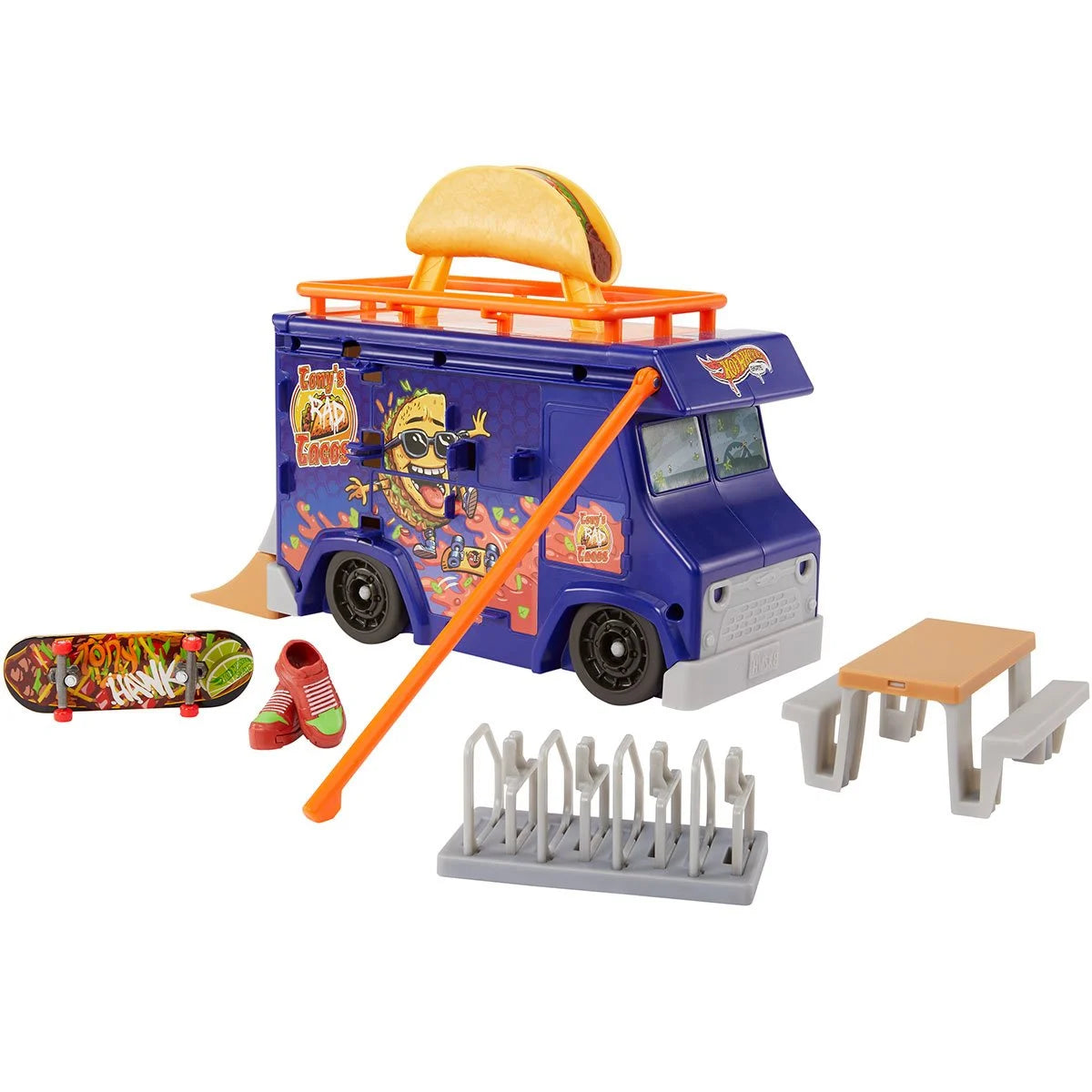 Hot Wheels Skate Taco Truck Play Case