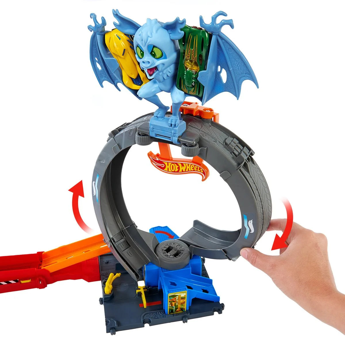 Hot Wheels Bat Loop Attack Track Set