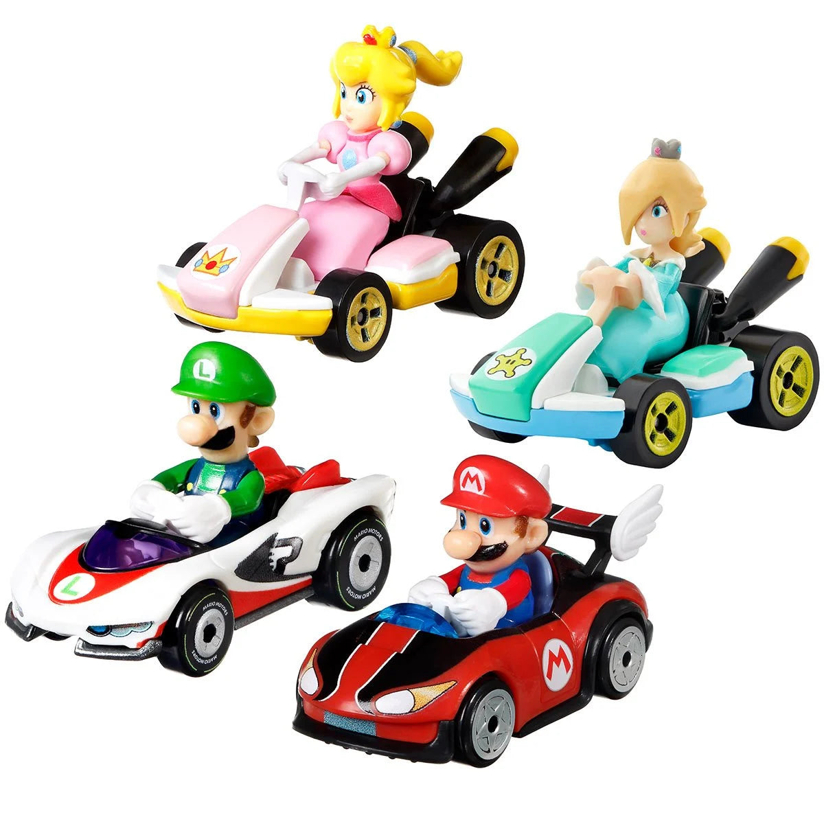 Mario Kart Hot Wheels 2025 Mix 3 Vehicle 4-Pack Case of 3