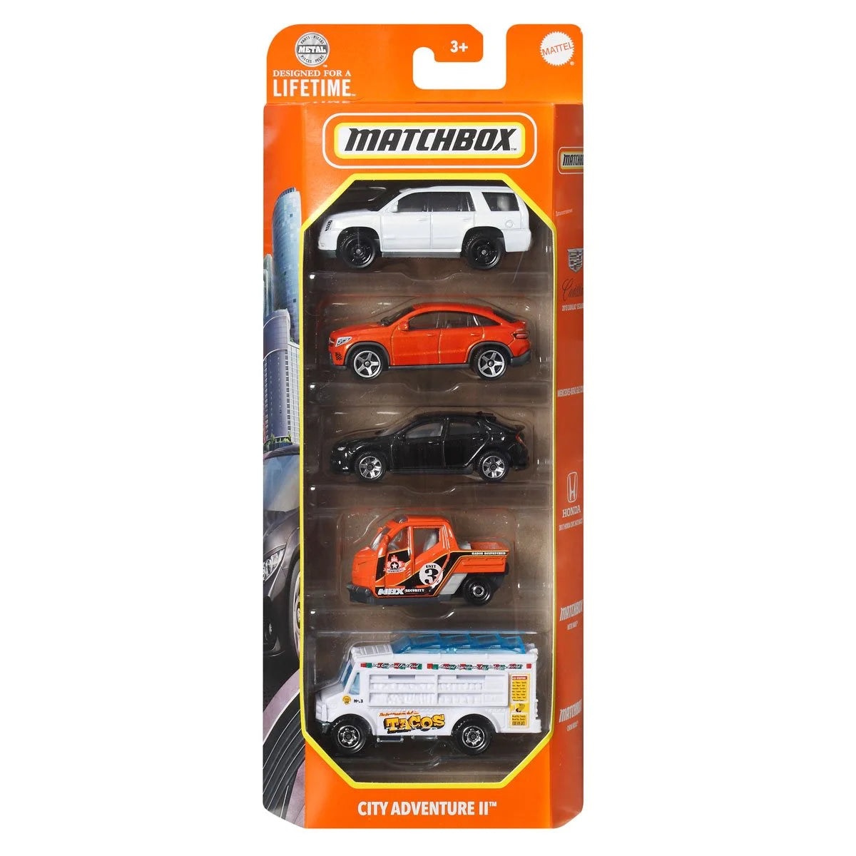 Matchbox Car Collection 5-Pack 2024 Mix 5 Vehicle Case of 12