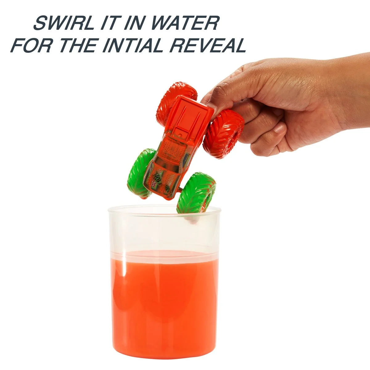Hot Wheels Monster Trucks Color Reveal Water Blaster 1:64 Scale Vehicle 2024 Mix 2 Case of 8