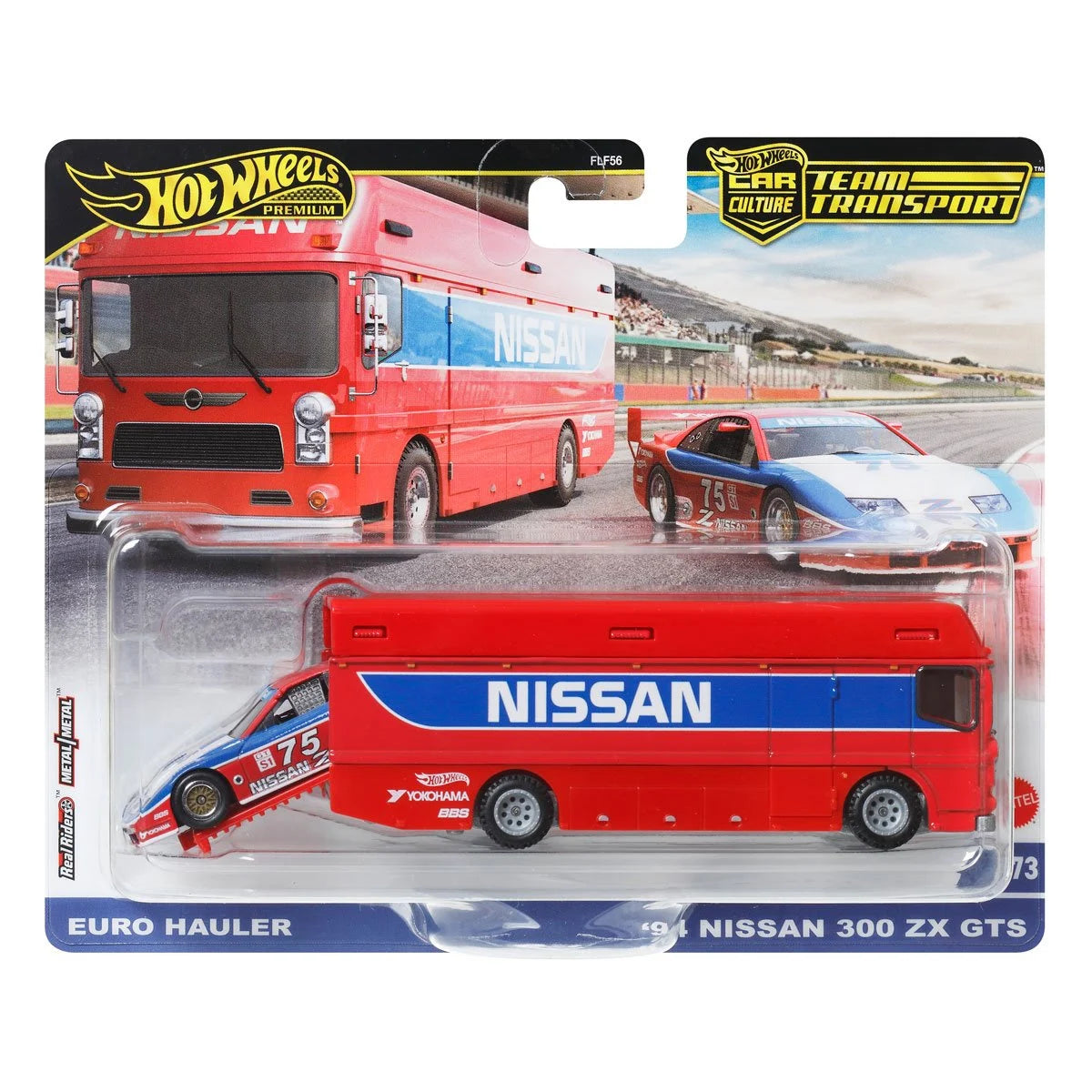 Hot Wheels Team Transport 2024 Mix 4 Vehicle Case of 4