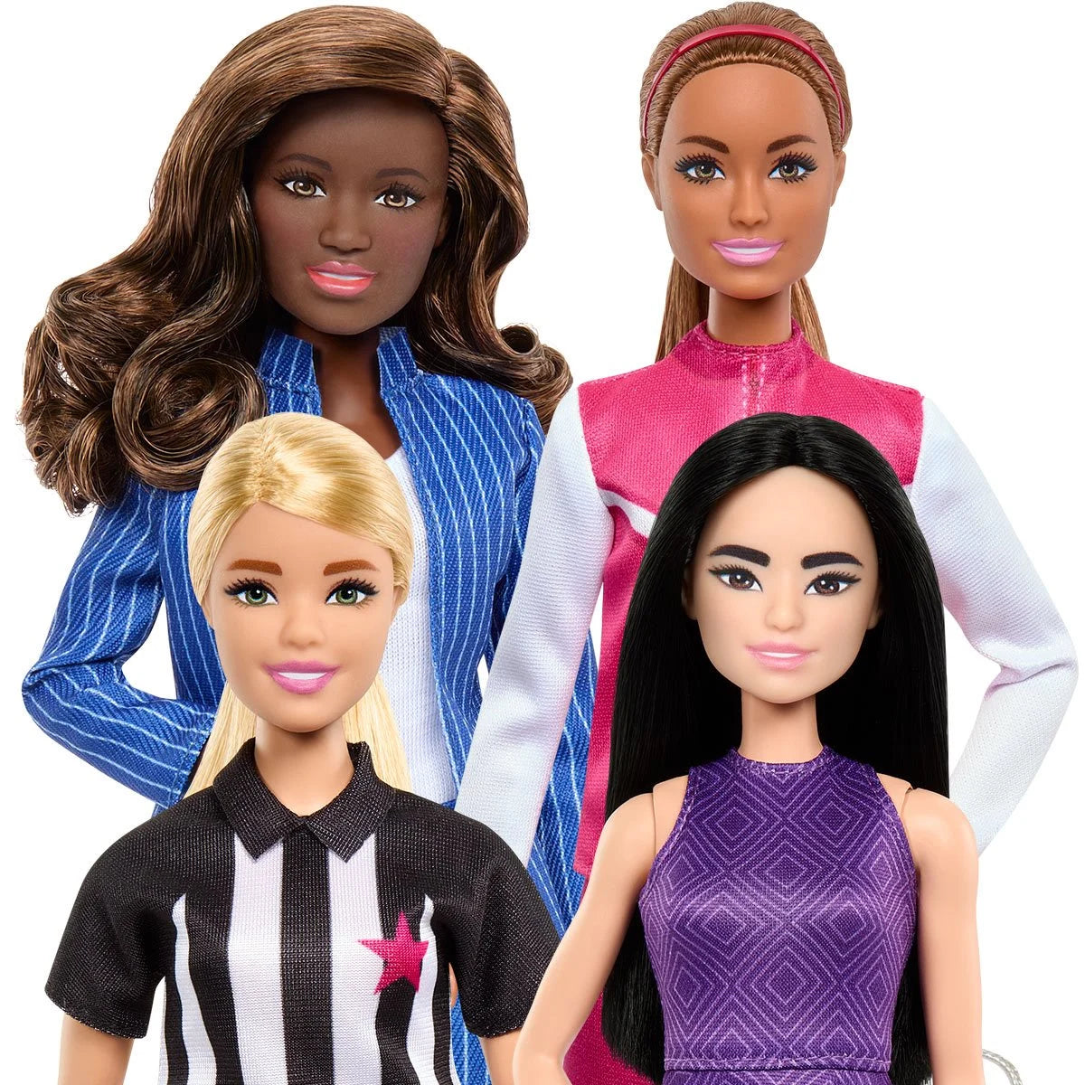 Barbie Career of the Year Sports Team Dolls Set of 4