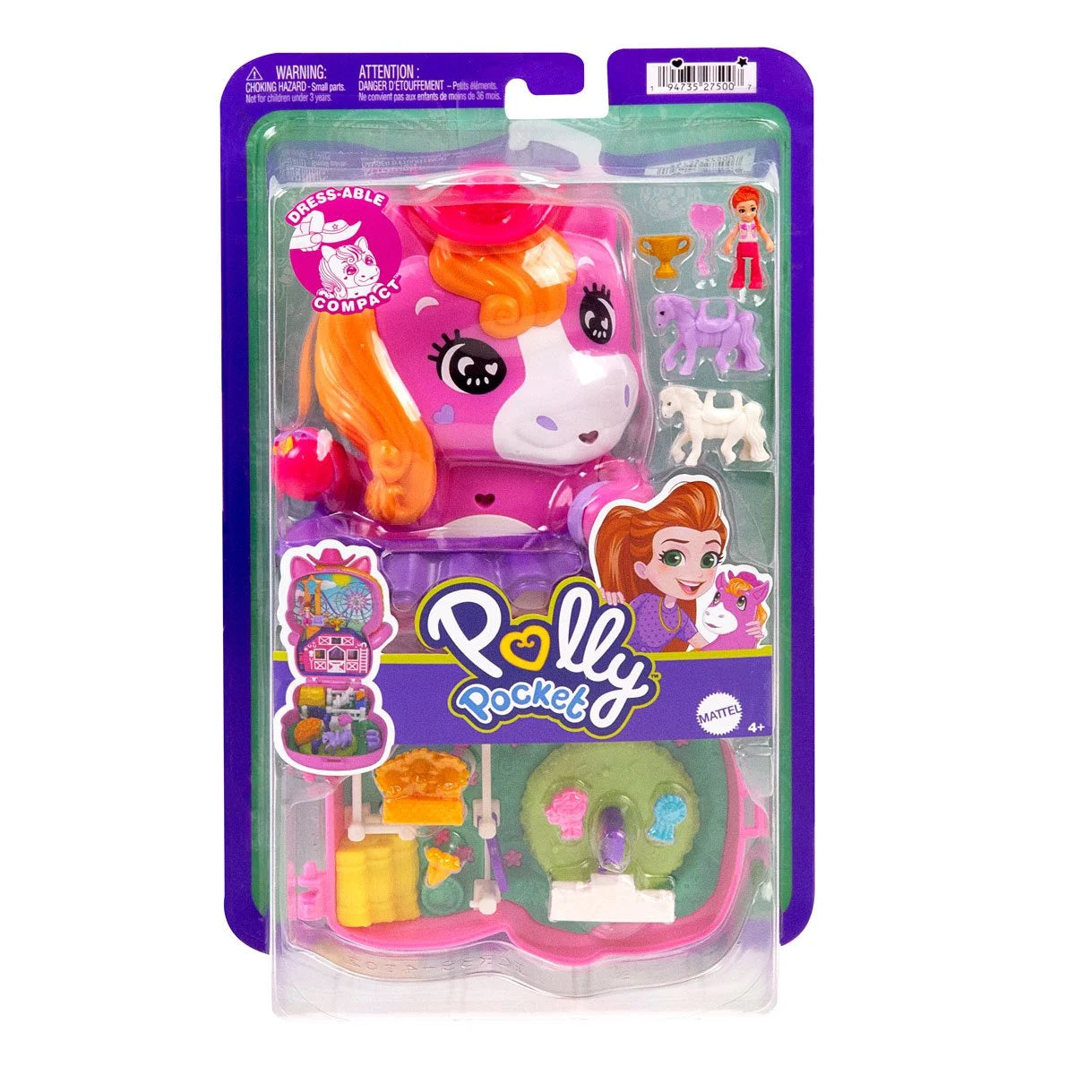 Polly Pocket Pony Rodeo Compact Playset