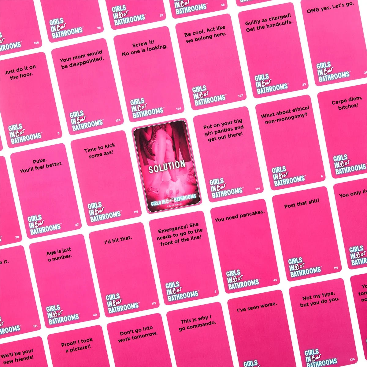 Girls in Bar Bathrooms Card Game