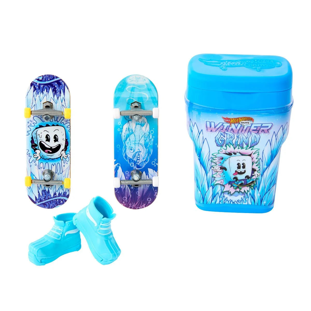 Hot Wheels Skate Fingerboard Flavor Stasher 2-Pack 2024 Mix 4 Case of 6