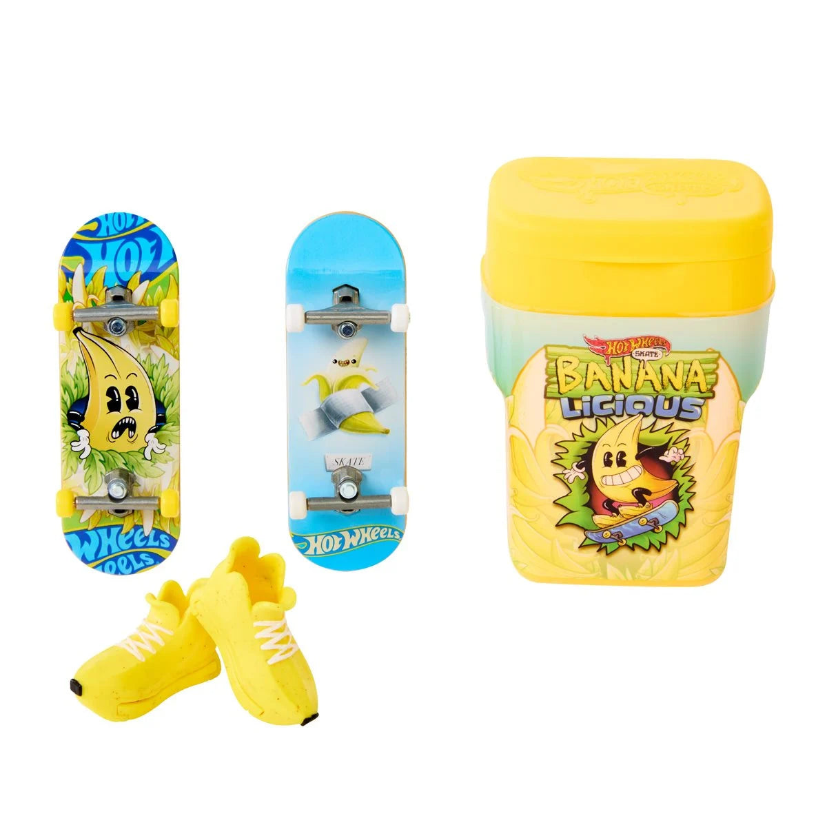 Hot Wheels Skate Fingerboard Flavor Stasher 2-Pack 2024 Mix 1 Case of 6