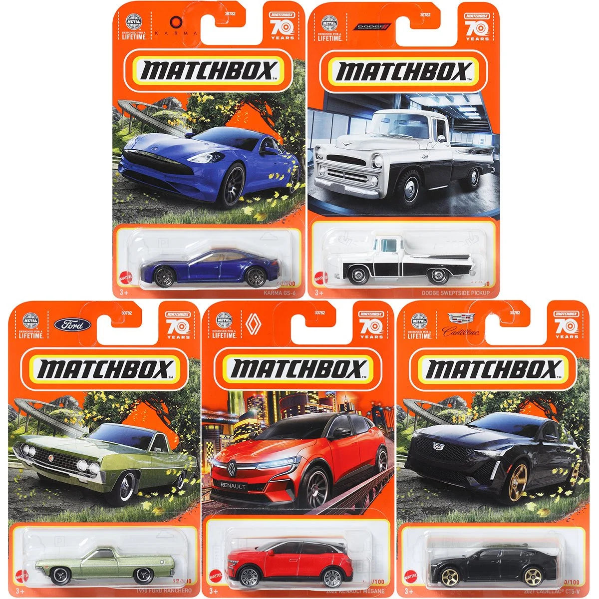 Matchbox Car Collection 2023 Mix 4 Vehicles Case of 24
