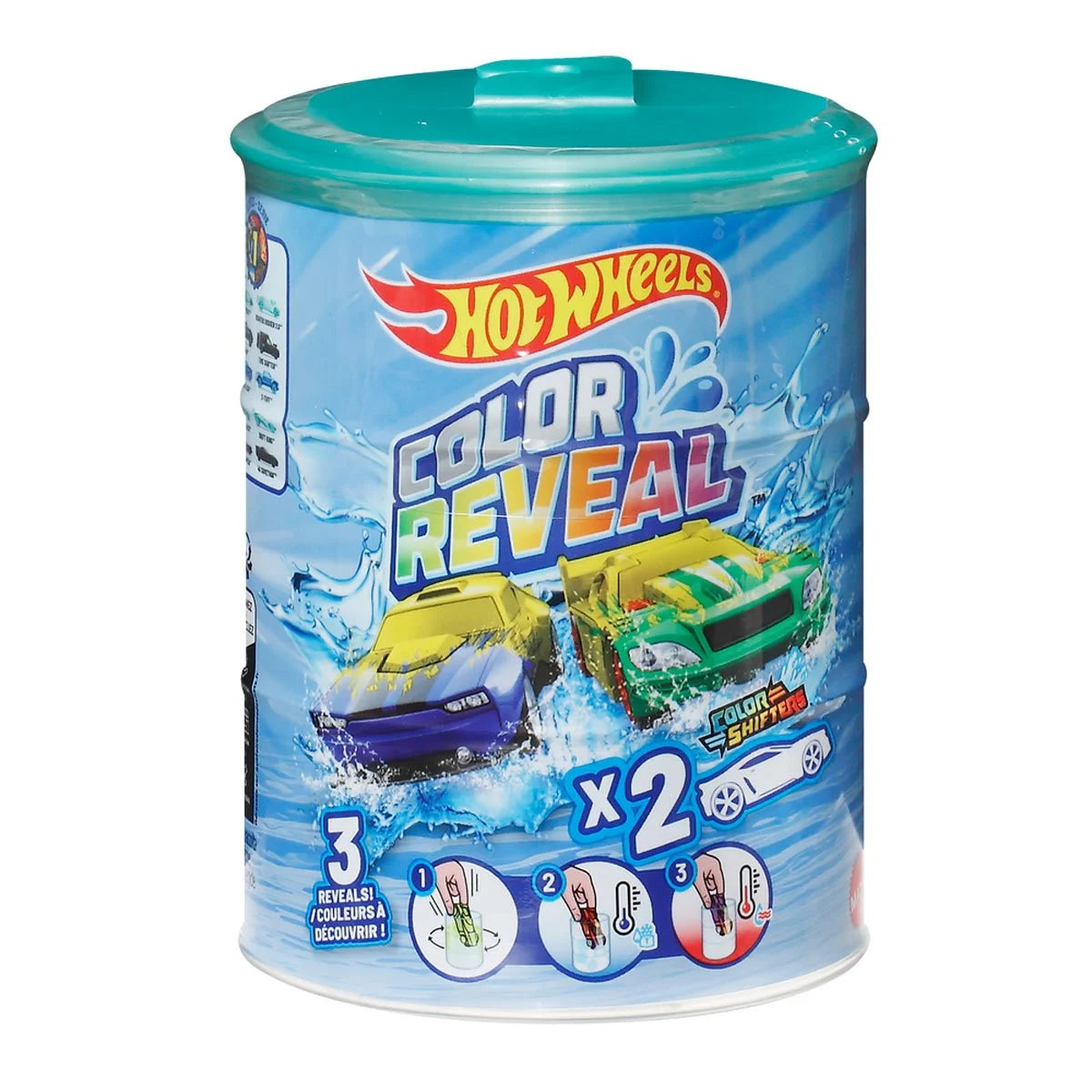 Hot Wheels Color Reveal Vehicle 2-Pack 2025 Mix 1 Case of 4