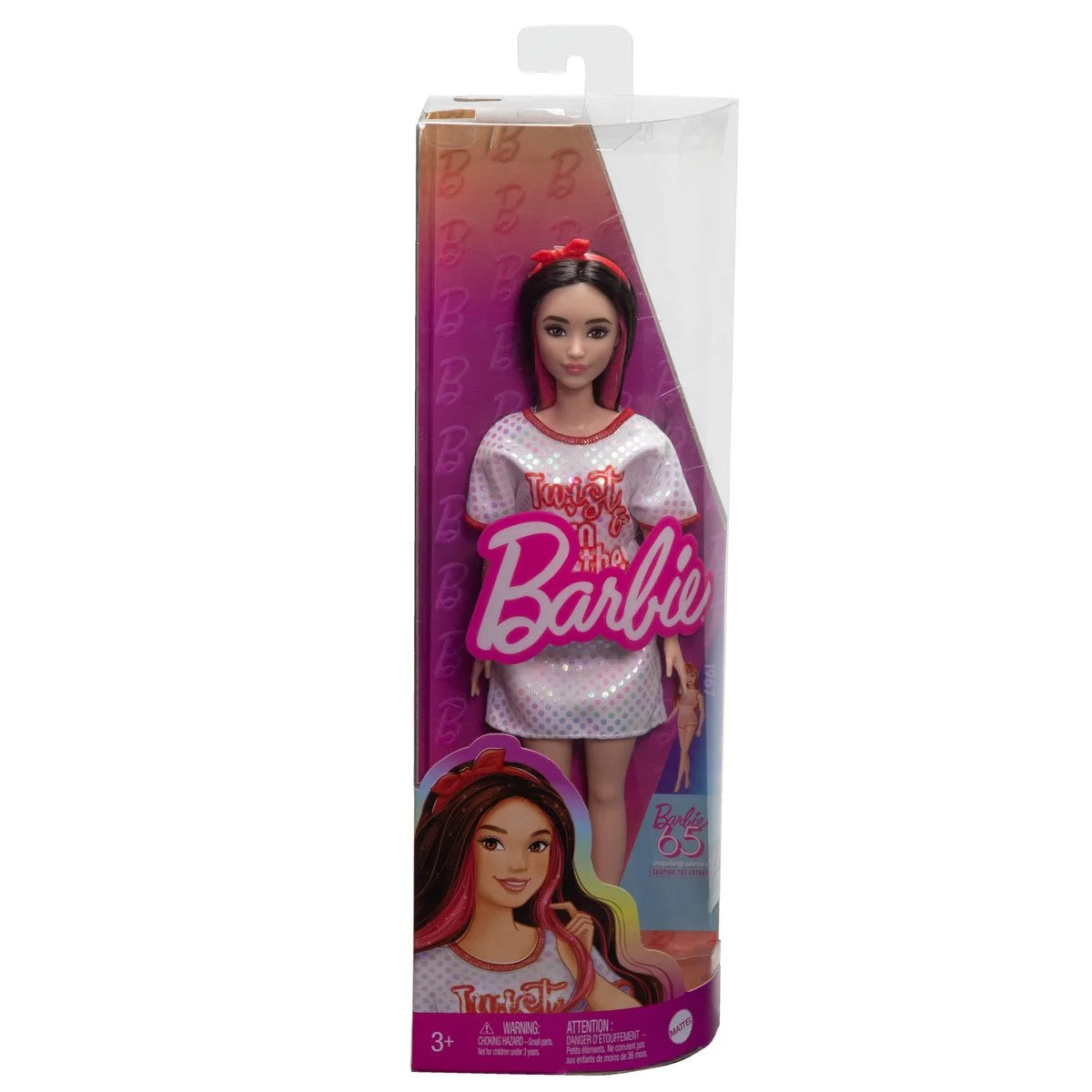 Barbie Fashionistas Doll #214 with Twist 'n' Turn Dress