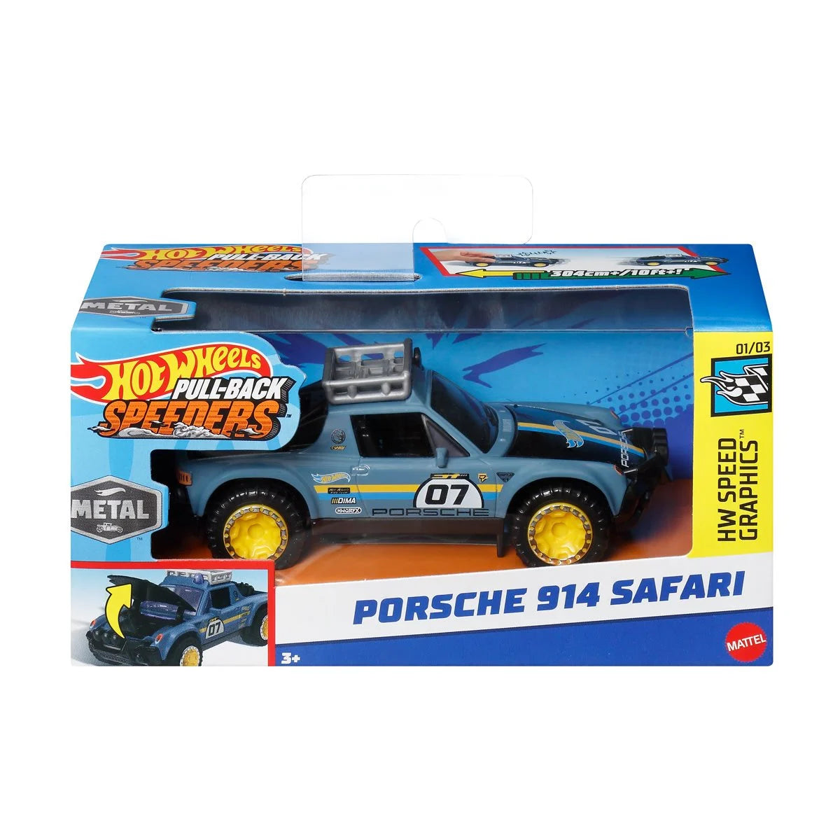 Hot Wheels Pull-Back Speeders 2024 Mix 3 Case of 12