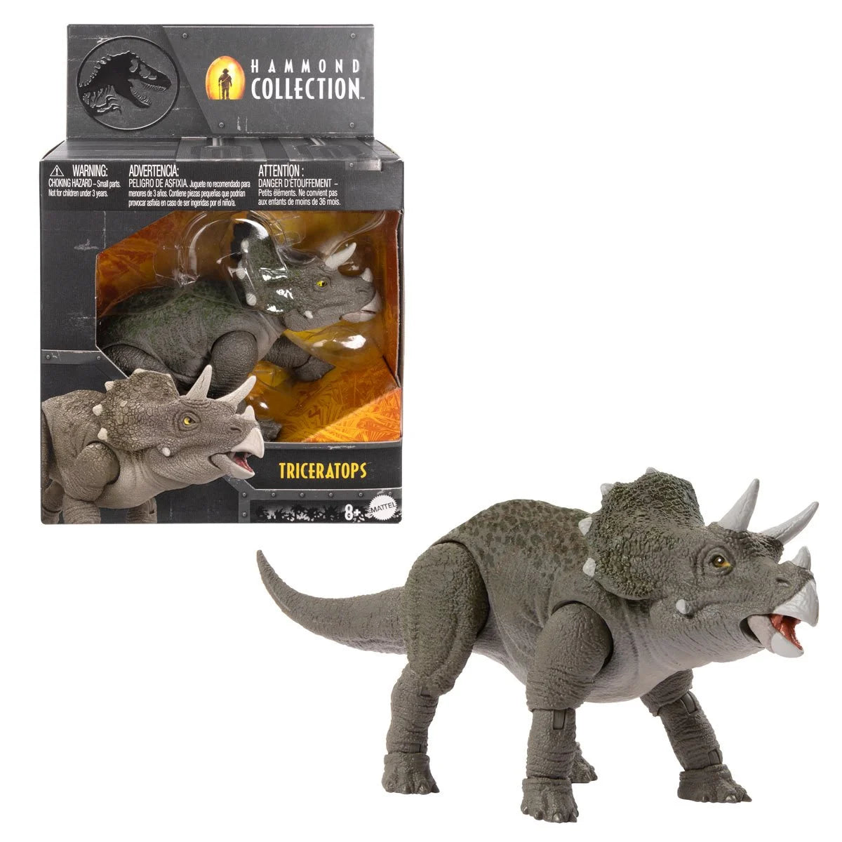 Jurassic World Hammond Collection Juvenile Triceratops Action Figure