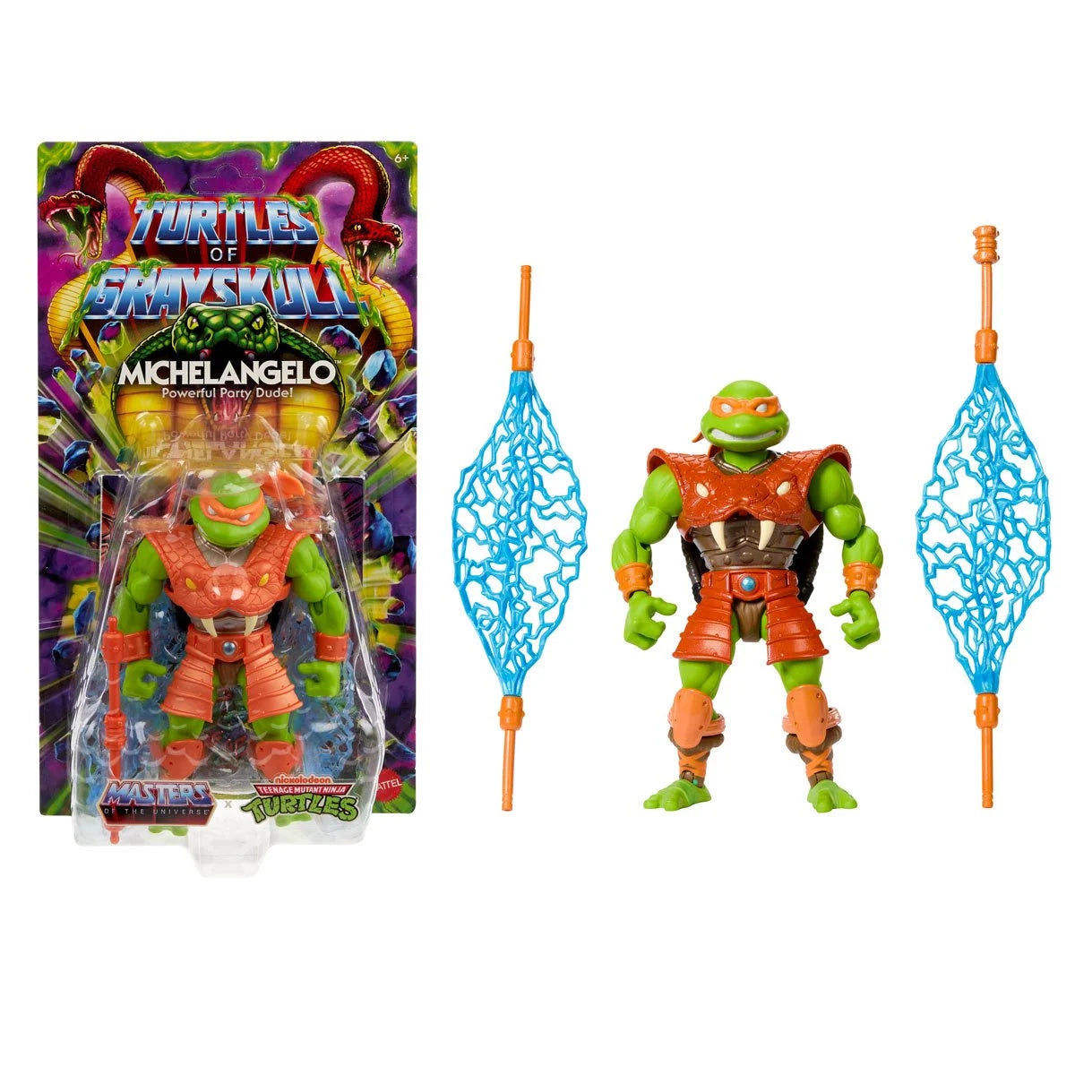 Masters of the Universe Origins Turtles of Grayskull Wave 6 Michaelangelo Action Figure