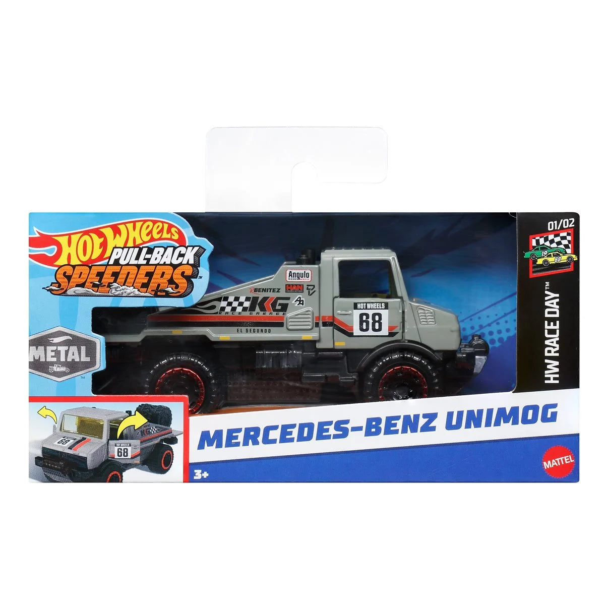 Hot Wheels Pull-Back Speeders 2024 Mix 3 Case of 12