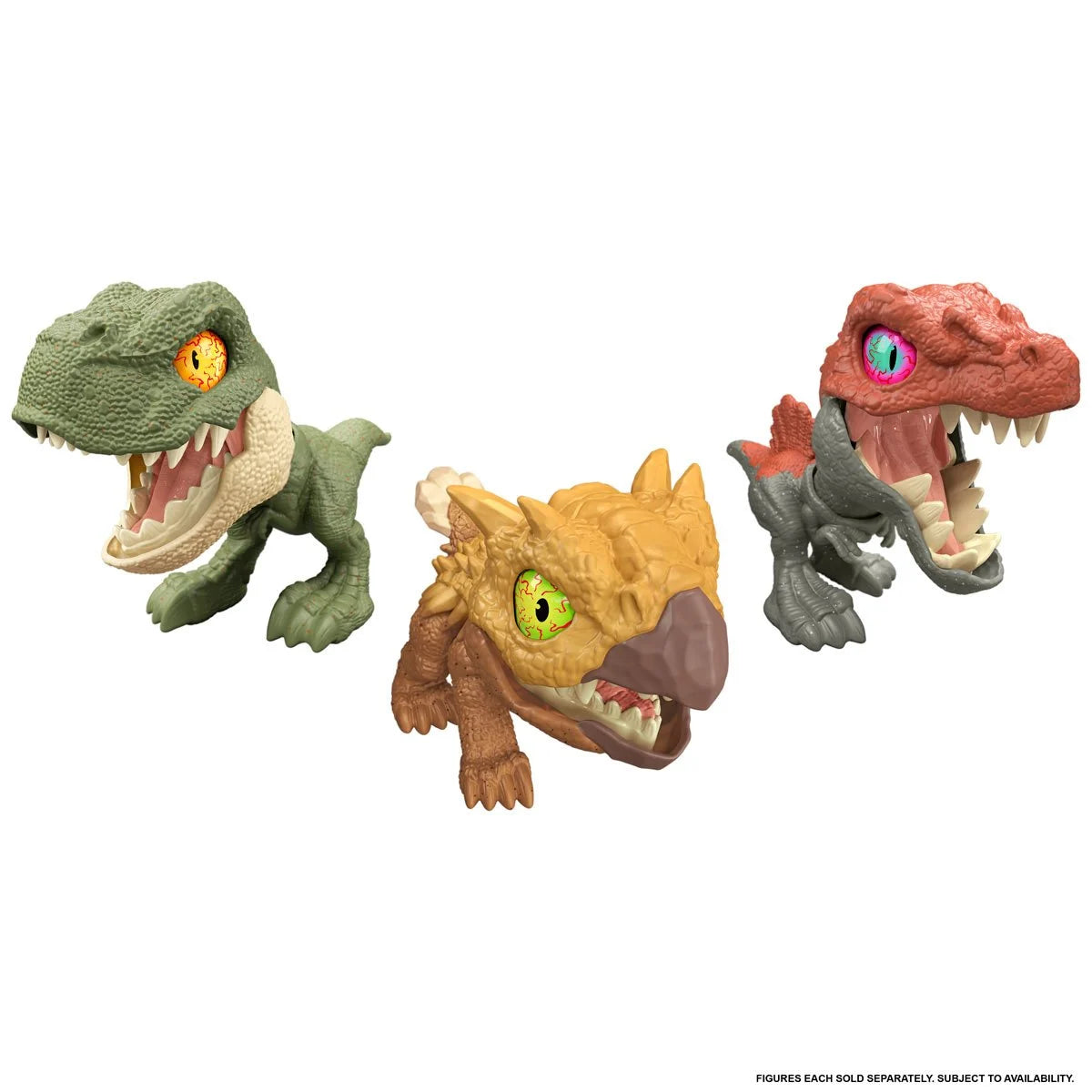 Jurassic World Mighty Little Biters Action Figure Mix B Case of 4