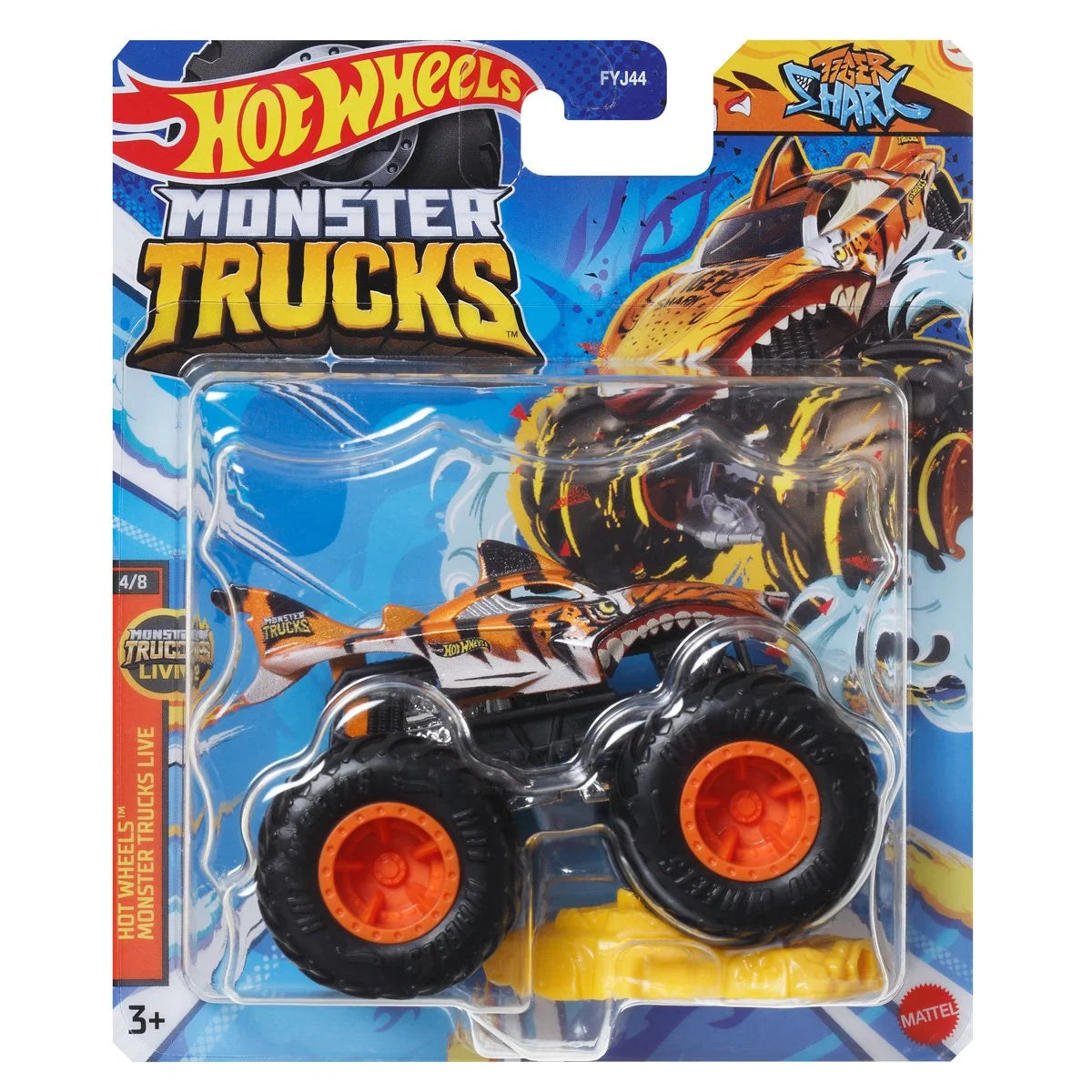 Hot Wheels Monster Trucks 1:64 Scale Vehicle 2024 Mix 12 Case of 8