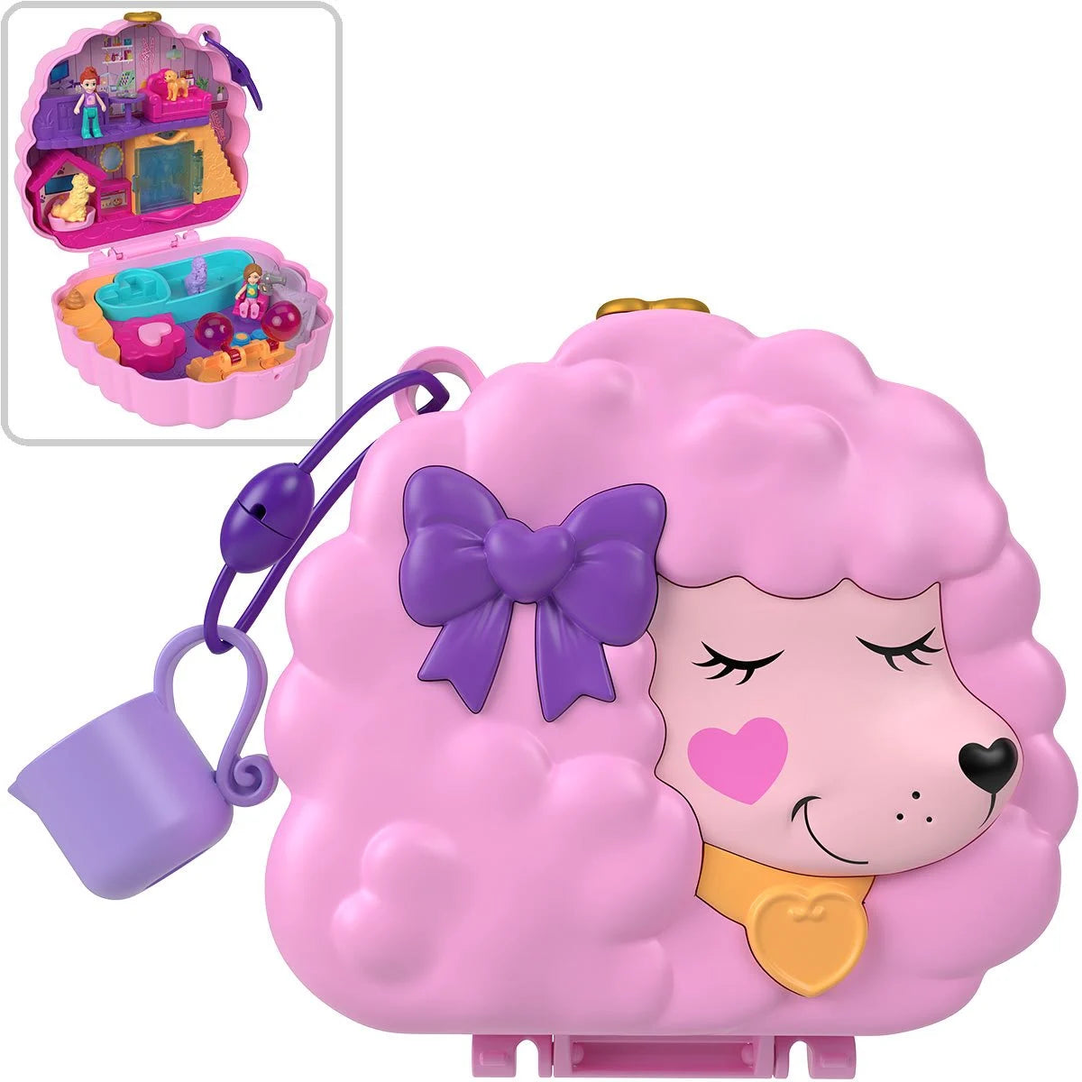 Polly Pocket Groom and Glam Poodle Compact