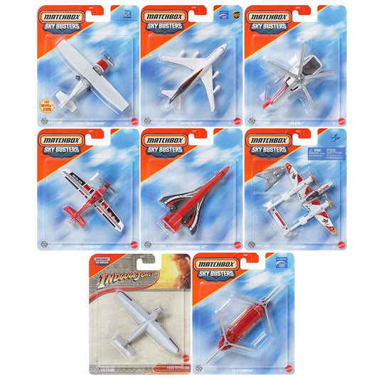 Matchbox Sky Busters 2025 Wave 3 Vehicles Case of 8