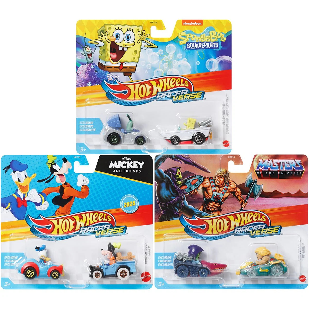 Hot Wheels RacerVerse 2025 Mix 2 Vehicle 2-Pack Case of 4