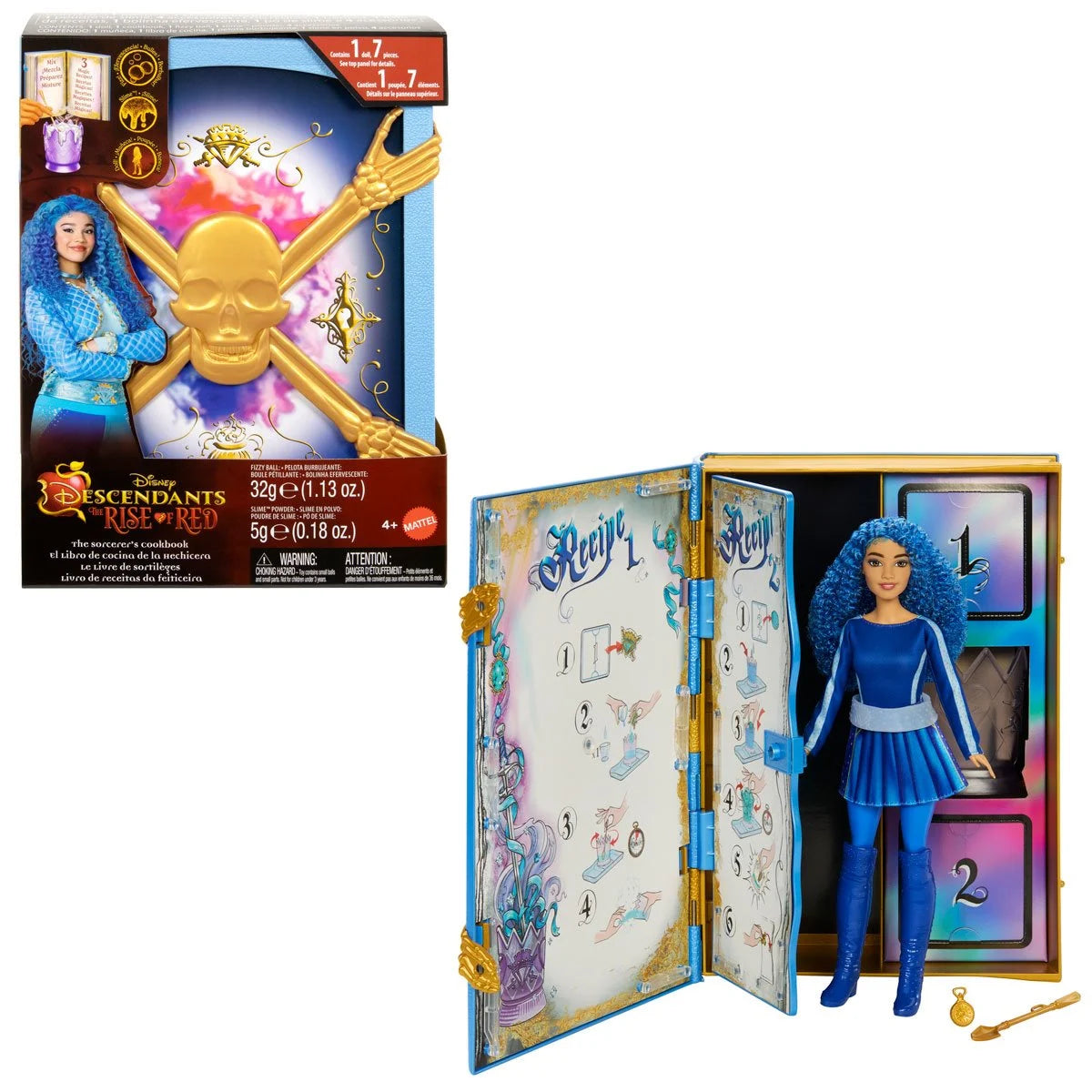 Disney Descendants: The Rise of Red The Sorcerer's Cookbook Chloe Doll
