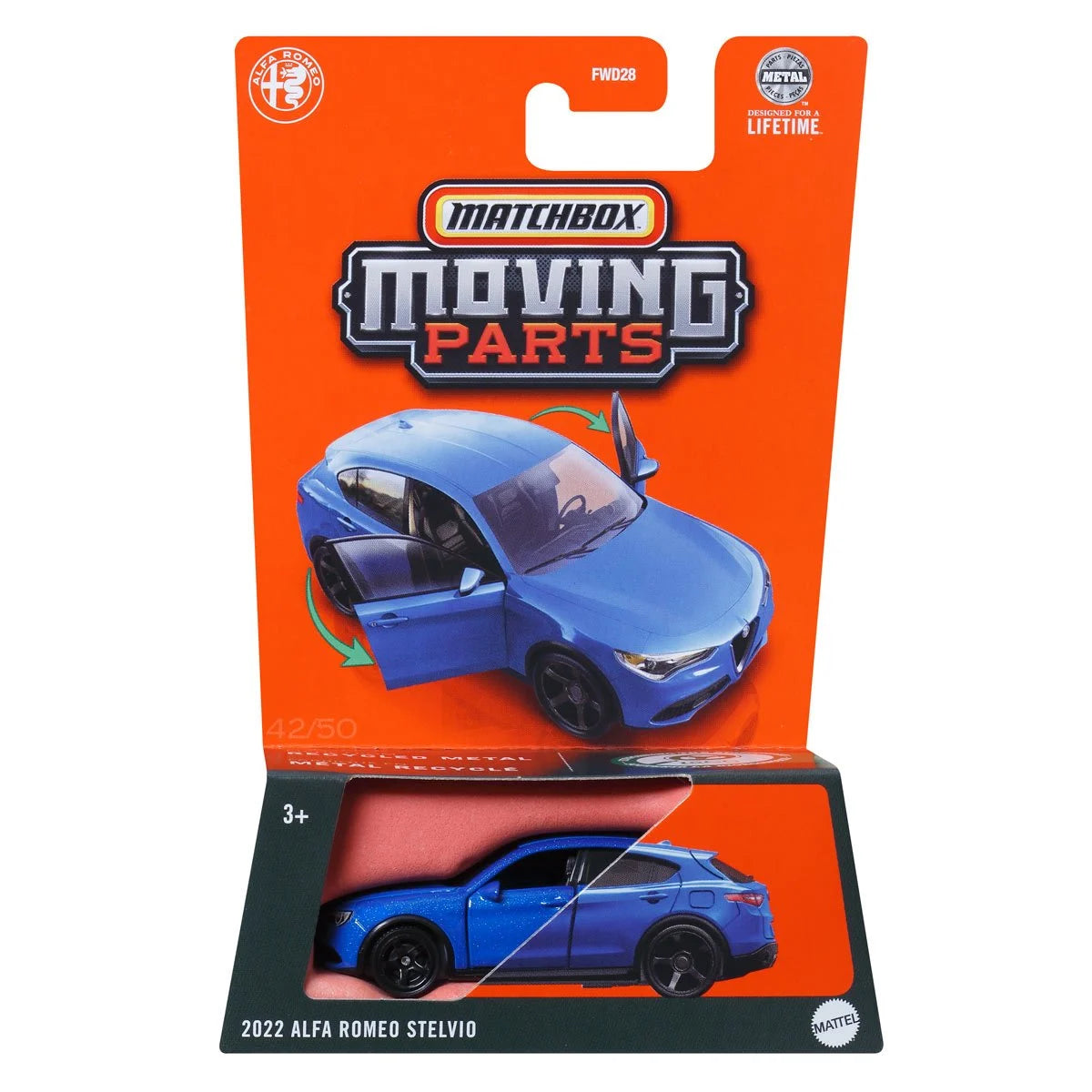 Matchbox Moving Parts 2025 Mix 1 Vehicles Case of 8