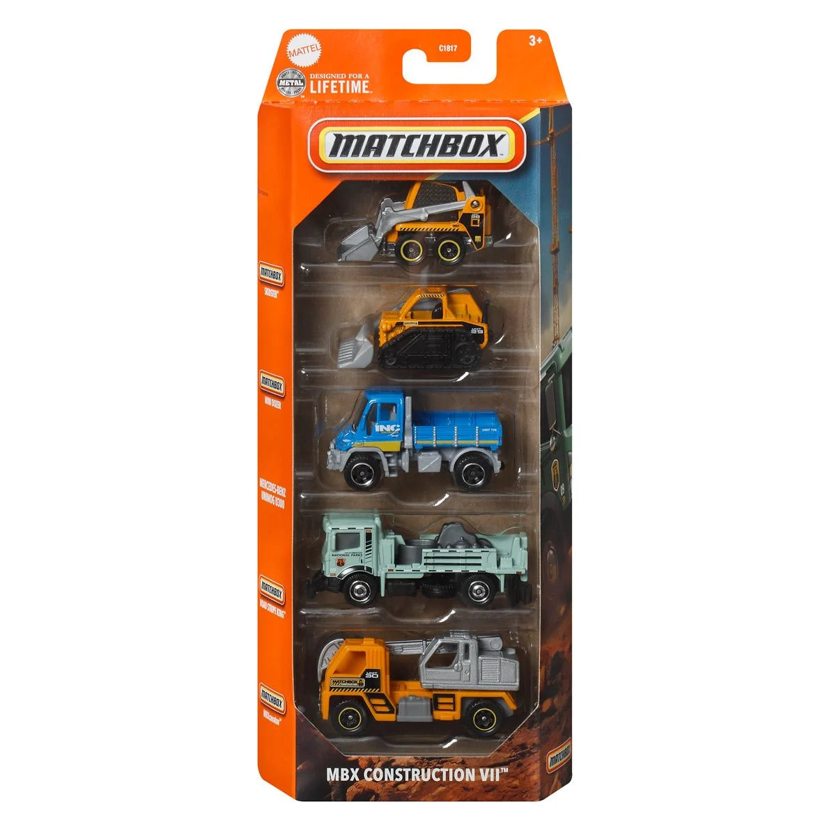 Matchbox Car Collection 5-Pack 2025 Mix 1 Vehicle Case of 12