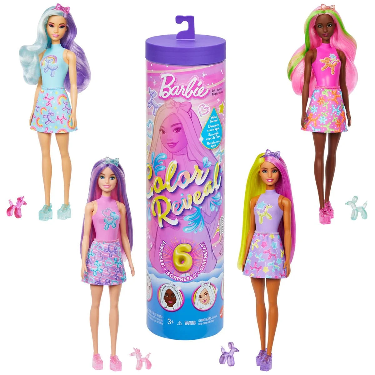 Barbie Chelsea Cutie Reveal Dream Series Doll Case of 3