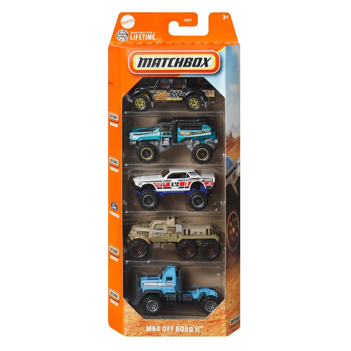 Matchbox Car Collection 5-Pack 2025 Mix 1 Vehicle Case of 12
