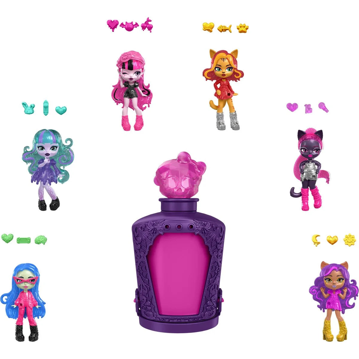 Monster High Potions Fright Size Mini Doll Mix 2 Case of 6
