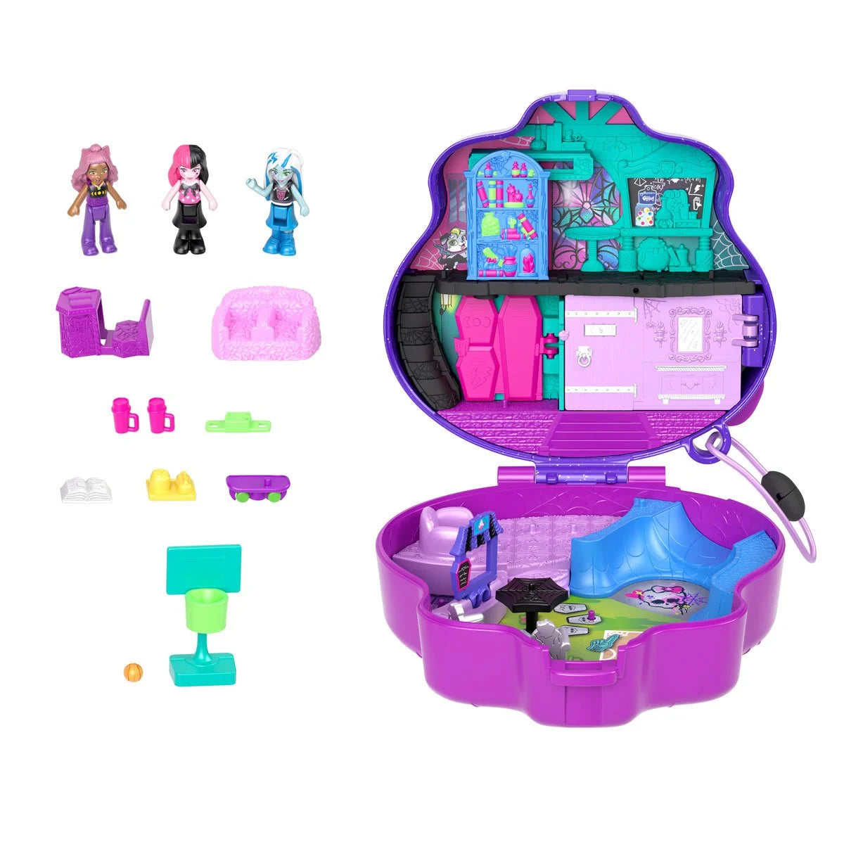 Polly Pocket Monster High Compact Playset