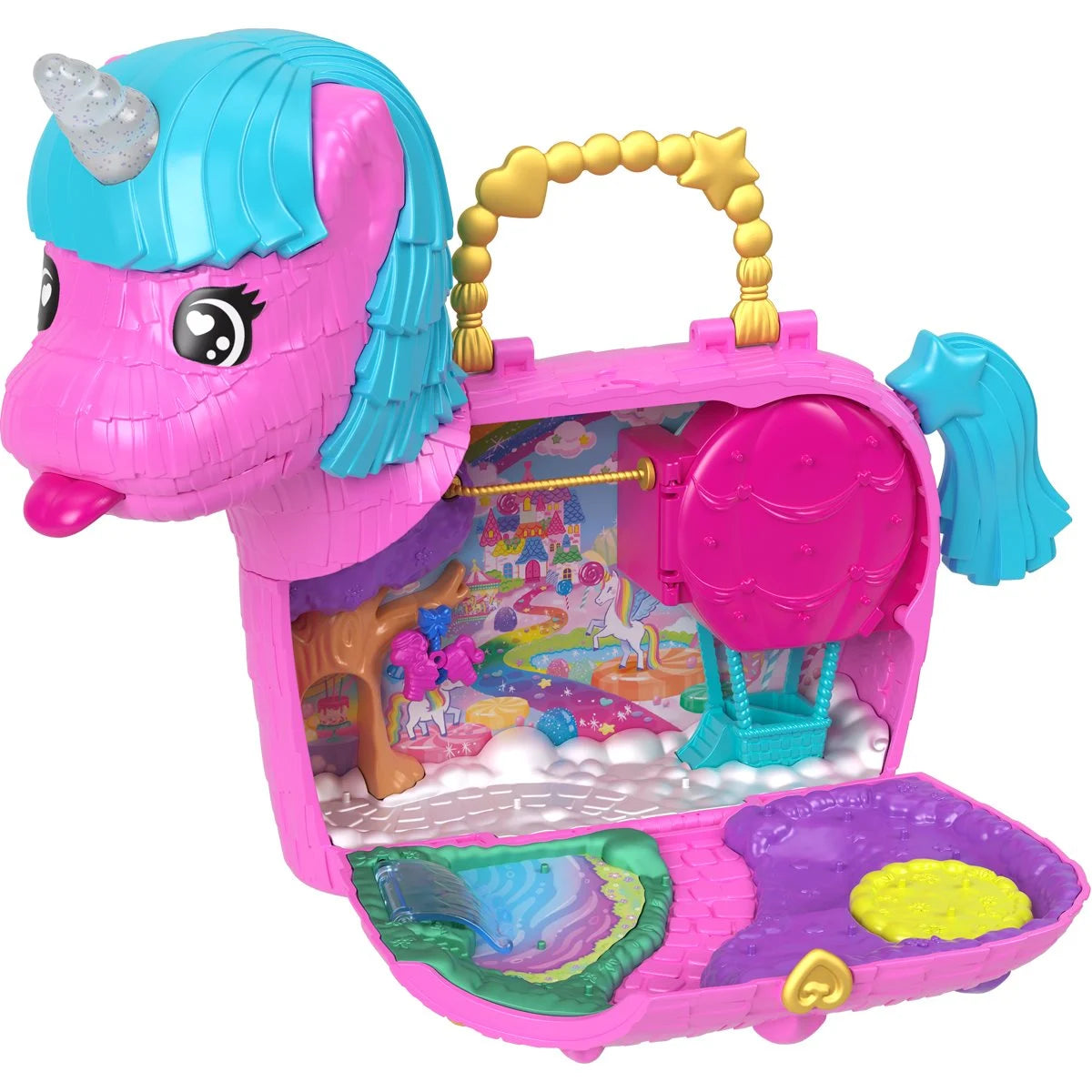 Polly Pocket Unicorn Partyland Playset