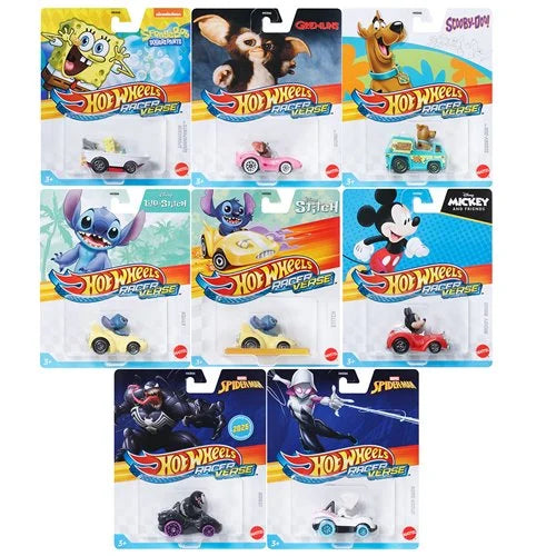 Hot Wheels RacerVerse 2025 Mix 4 Vehicle Case of 8