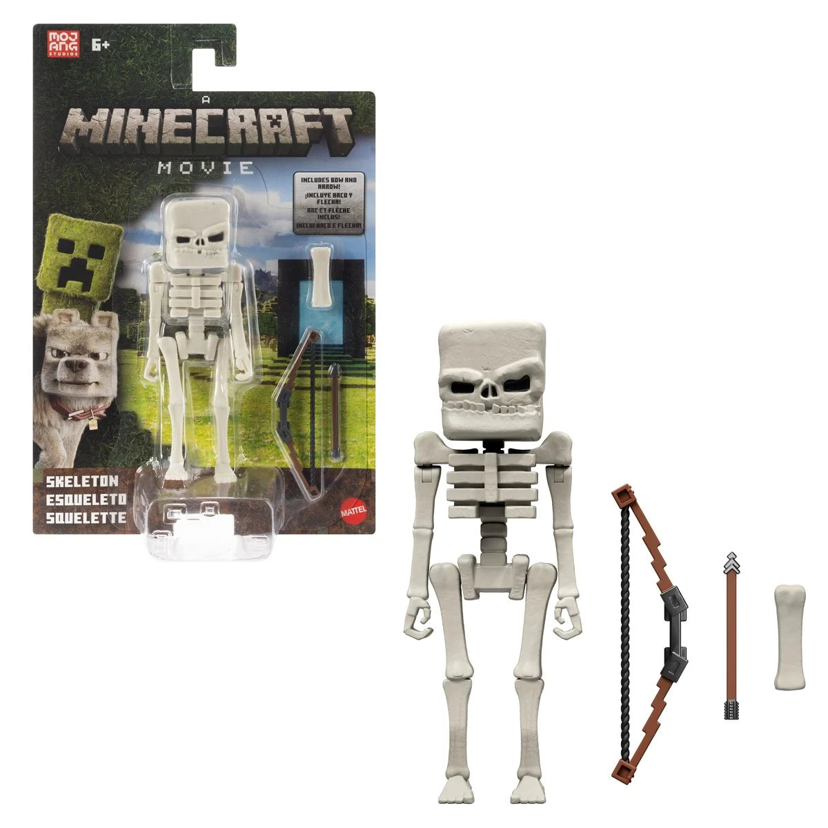 A Minecraft Movie Skeleton Action Figure