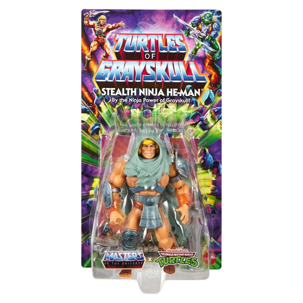 Masters of the Universe Origins Turtles of Grayskull Wave 4 Stealth Ninja He-Man Action Figure