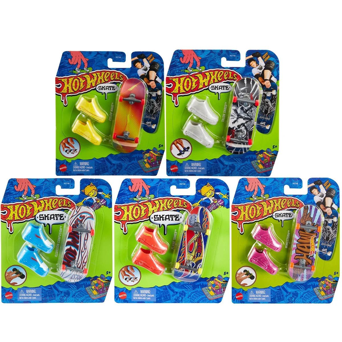 Hot Wheels Skate Fingerboard Singles 2024 Mix 4 Case of 16