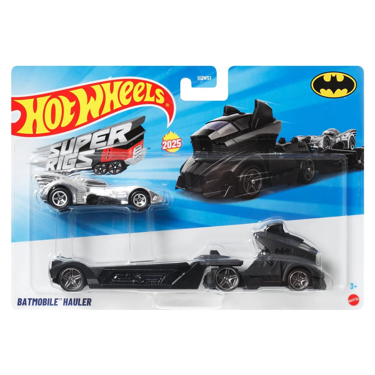 Hot Wheels Super Hauling Rig and Car 2025 Mix 2 Case of 6