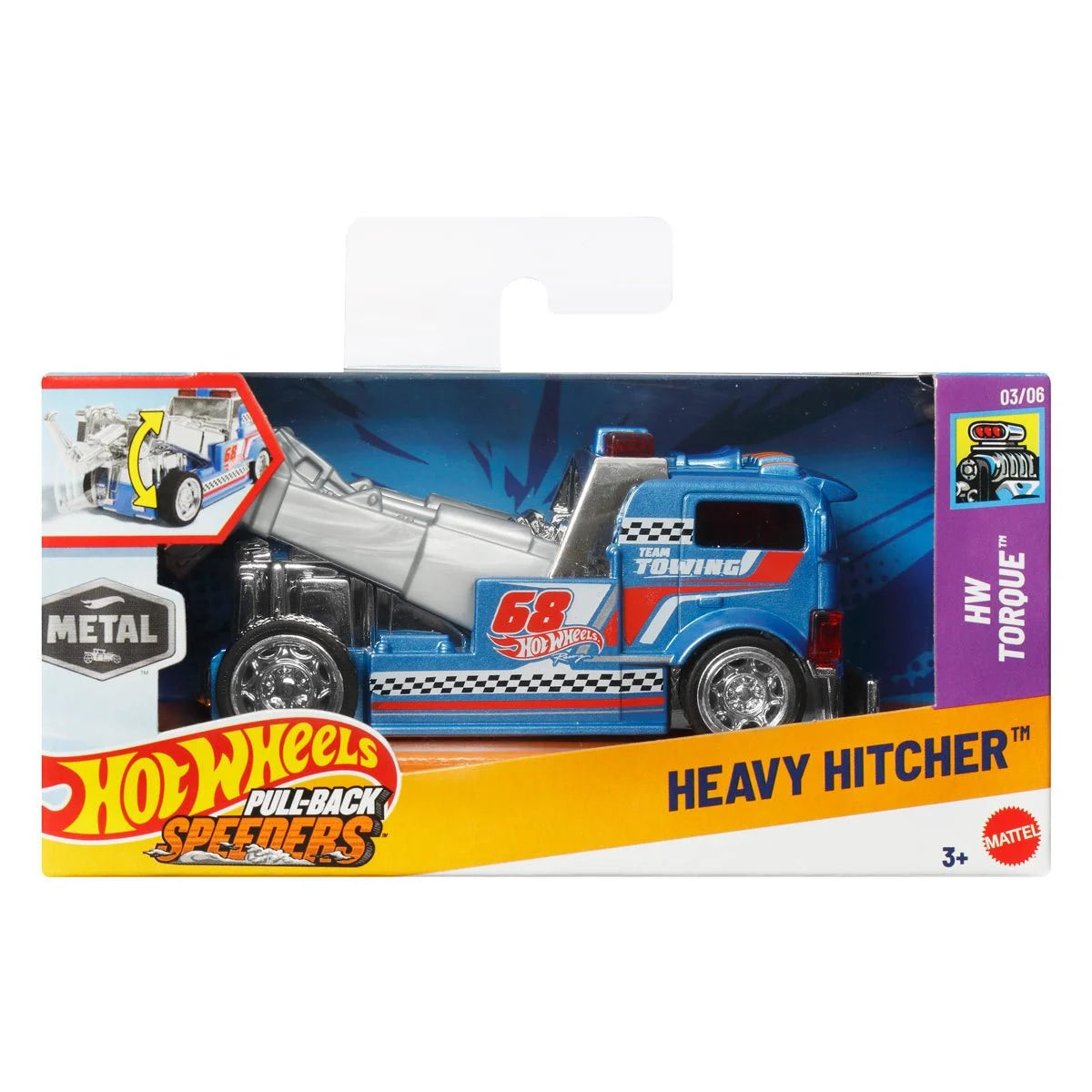 Hot Wheels Pull-Back Speeders 2025 Mix 2 Display Case of 8
