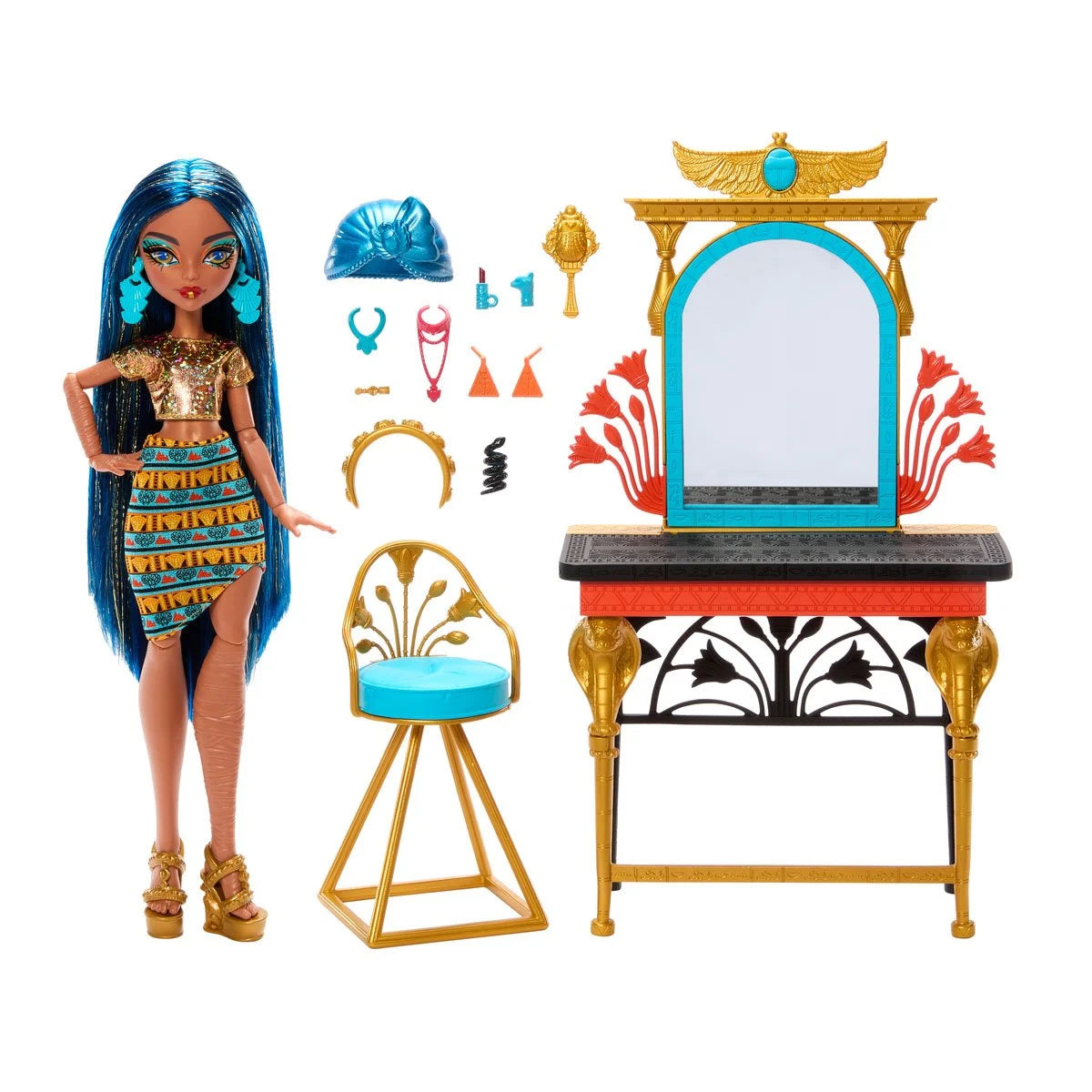 Monster High Cleo de Nile Doll and Vanity Playset