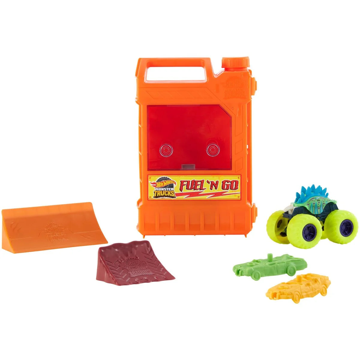 Hot Wheels Monster Trucks Fuel N' Go Playset